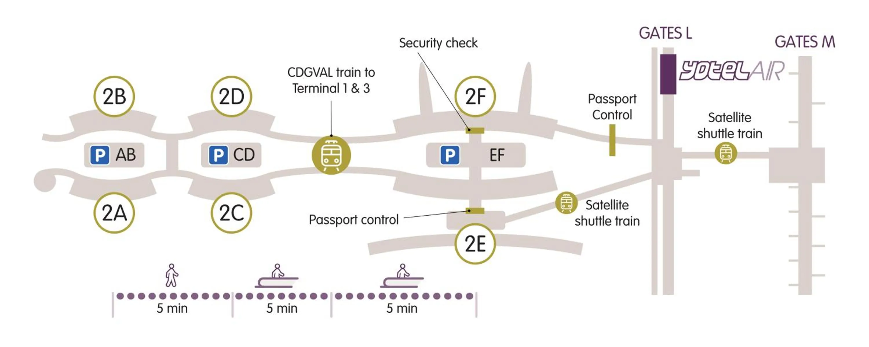 Property building in YOTELAIR Paris CDG - Transit Hotel - Terminal 2E