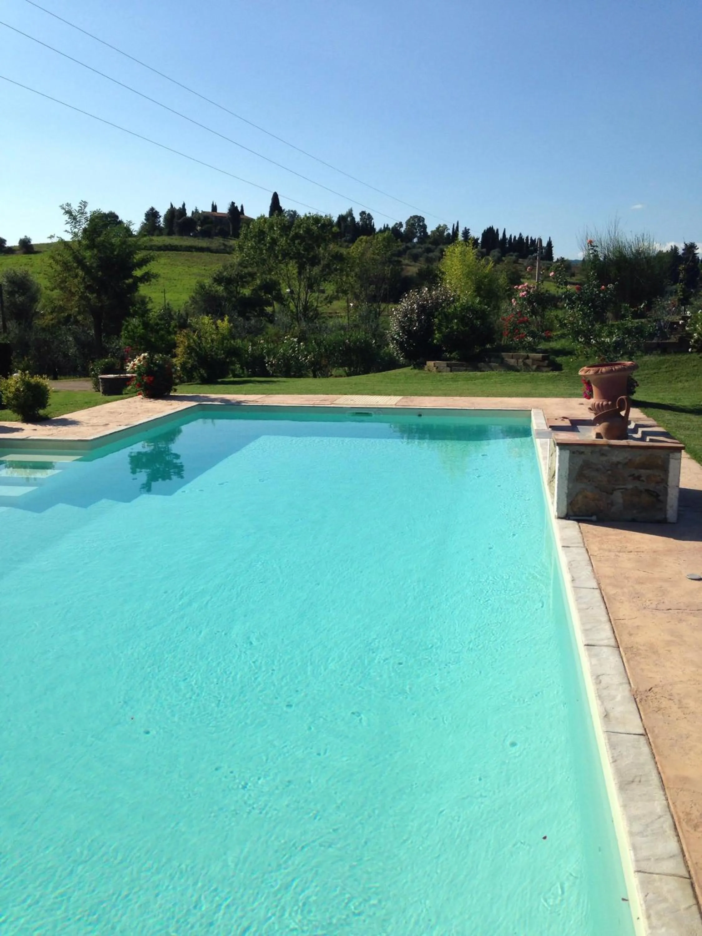 Pool view in Tonini House