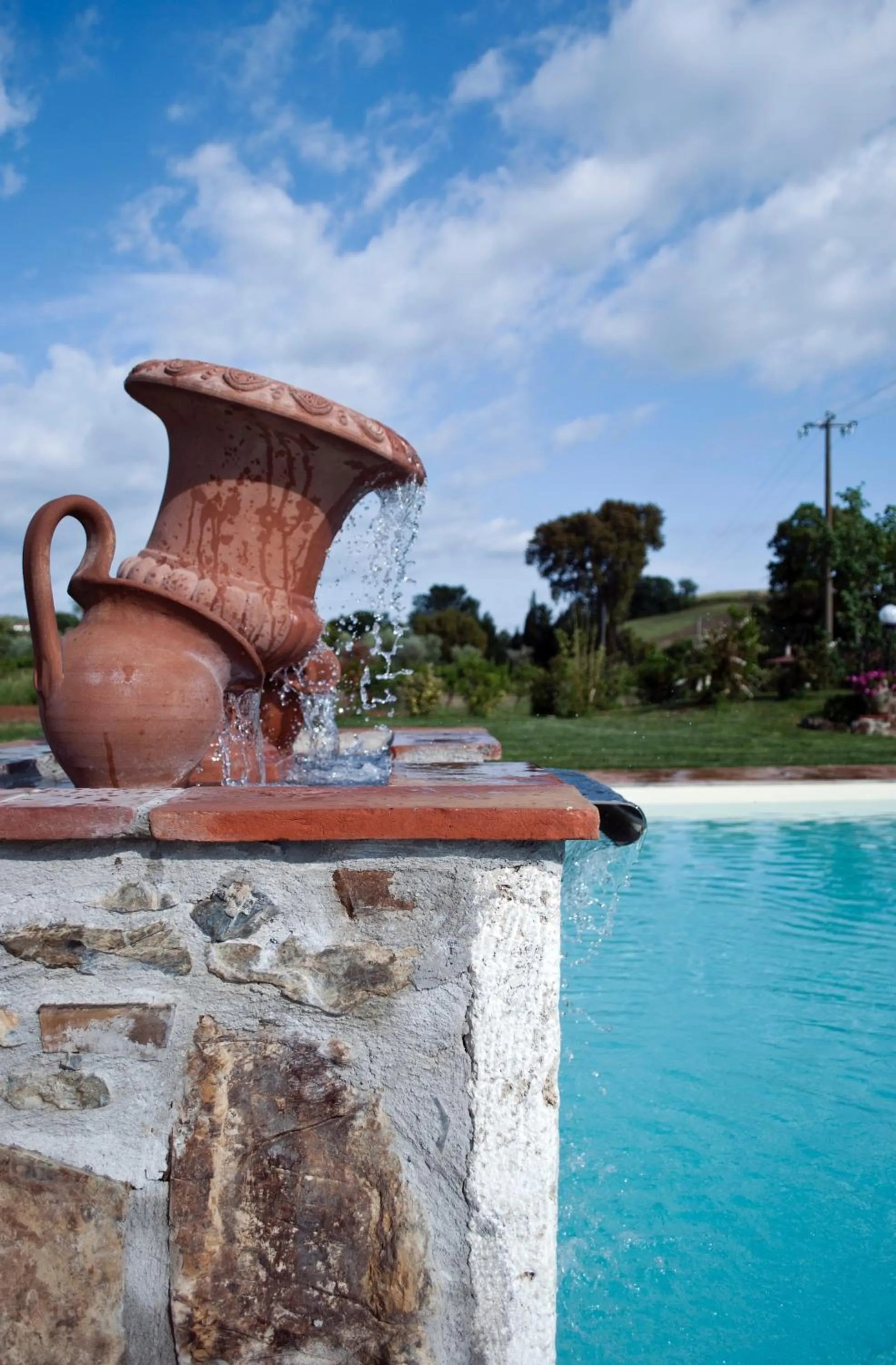 Pool view in Tonini House