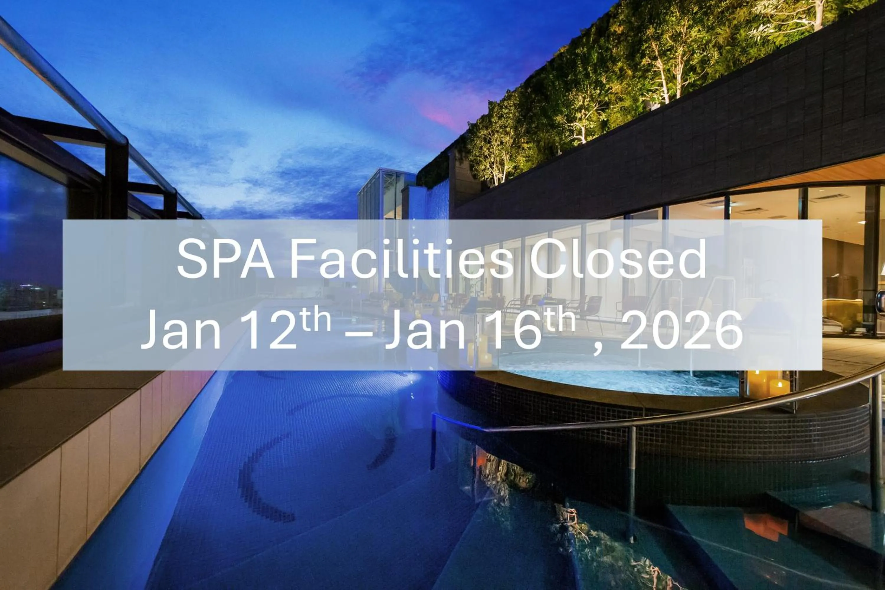 Swimming pool in Miyako Hotel Hakata