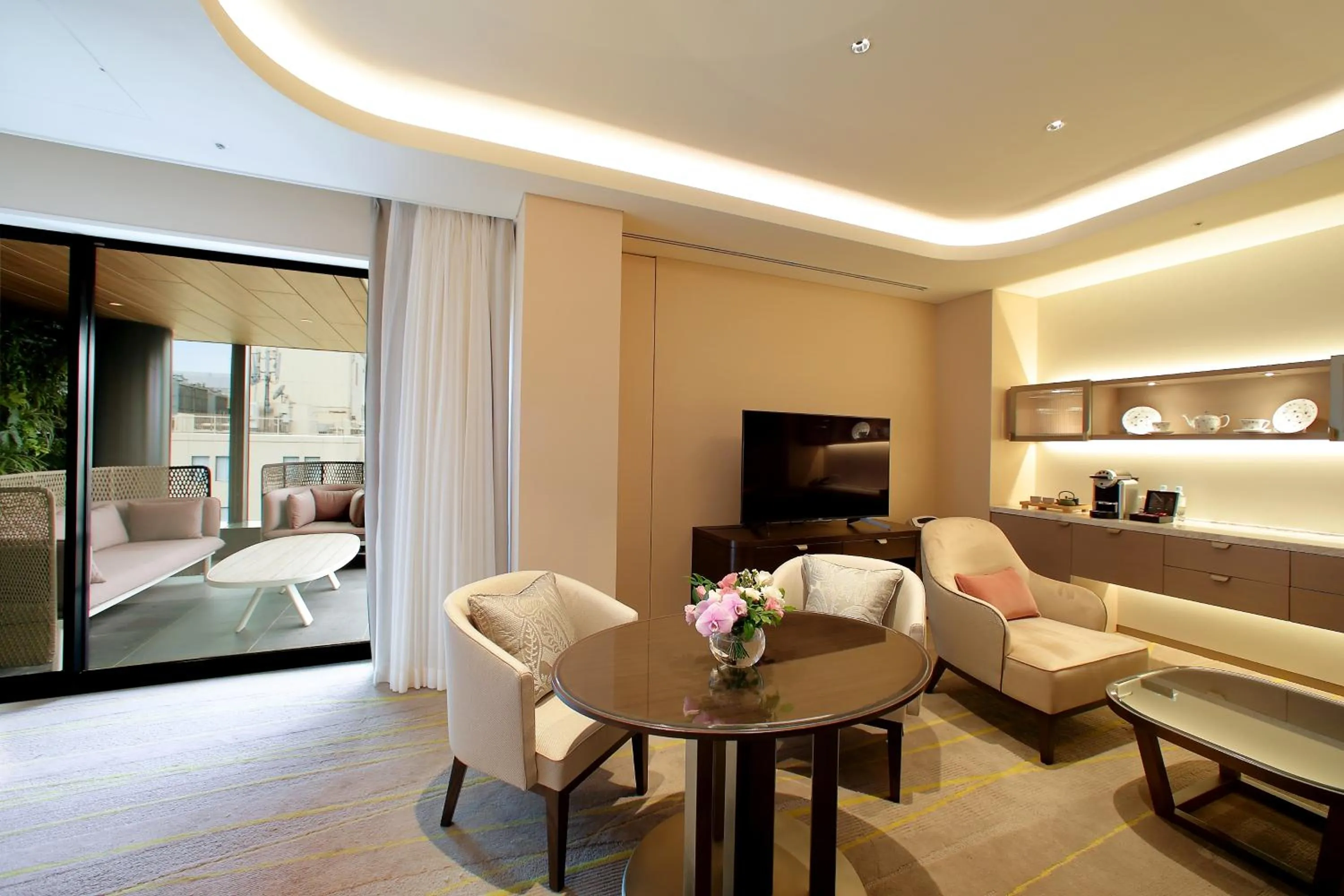 Photo of the whole room, Bed in Miyako Hotel Hakata