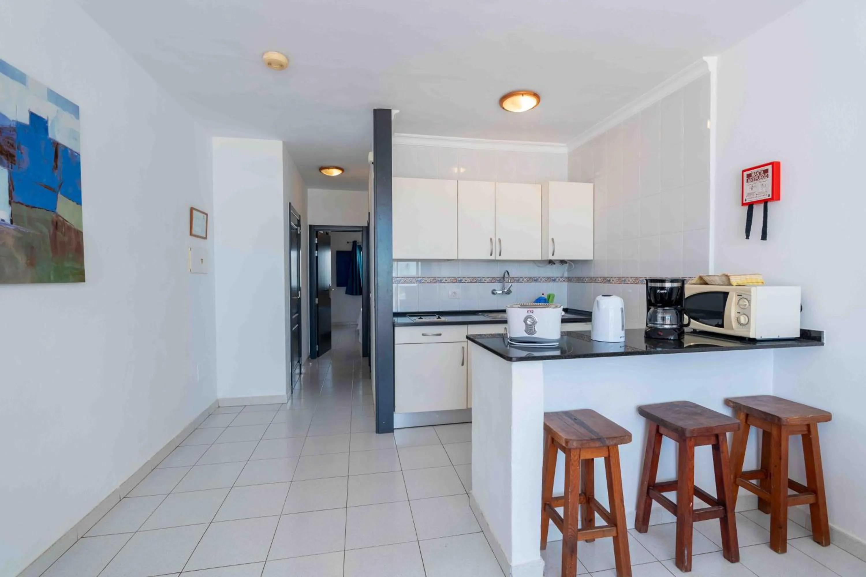 kitchen in Apartamentos Jable Bermudas