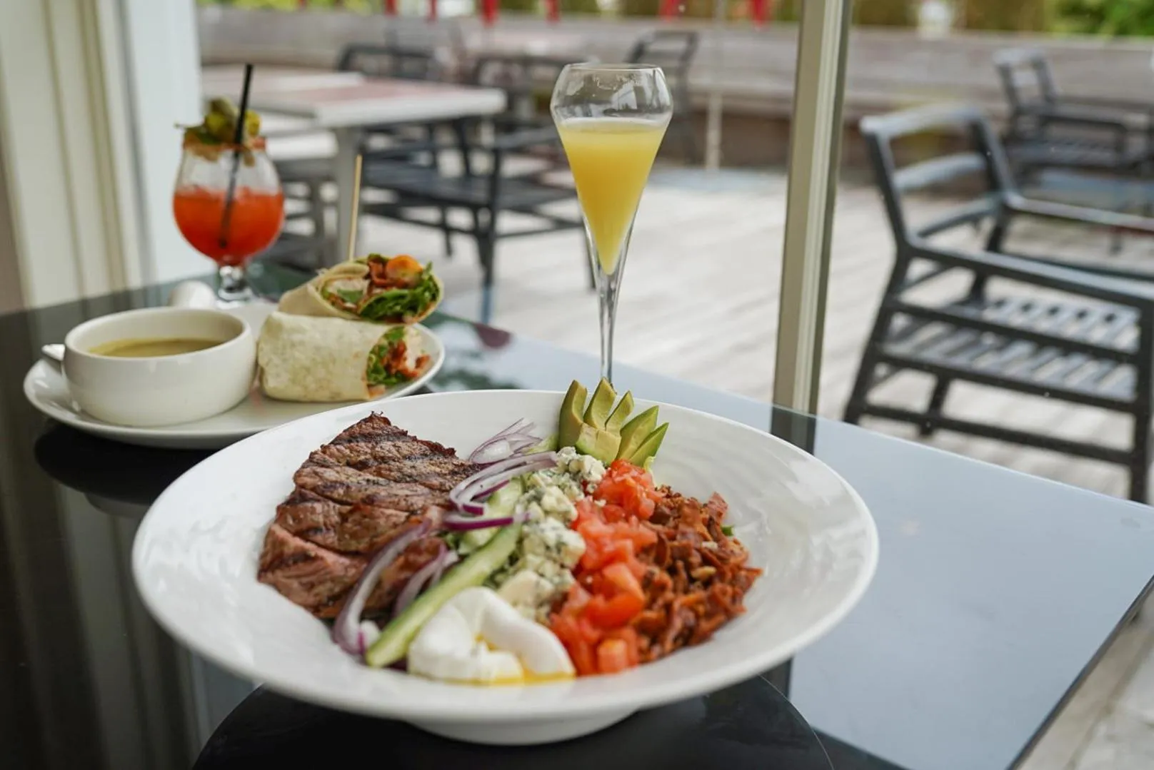 Patio in Rawley Resort, Spa & Marina