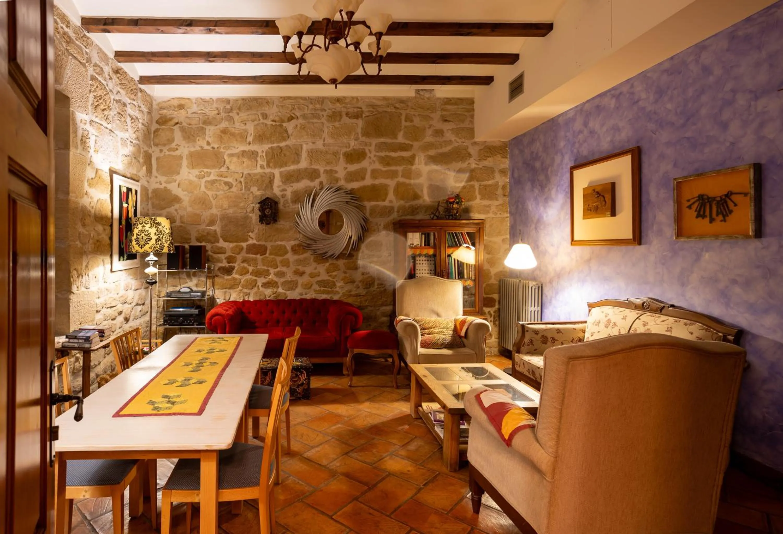 Seating area in Hotel Villa de Ábalos
