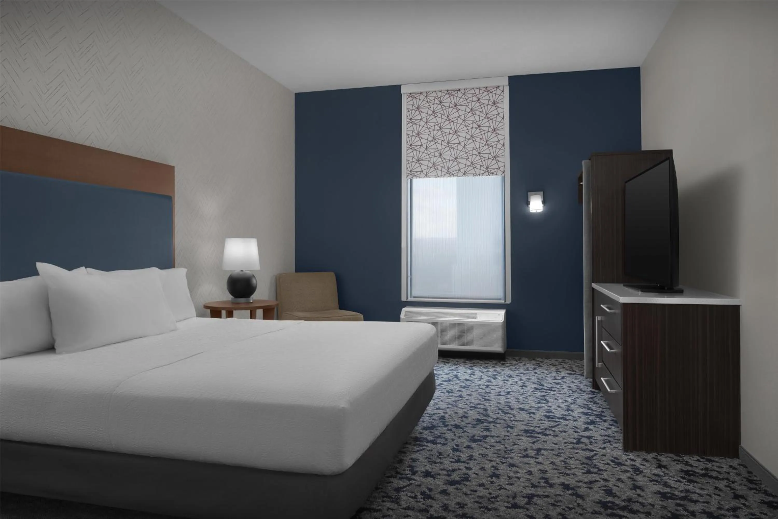 Bed in Home2 Suites by Hilton Arundel Mills BWI Airport