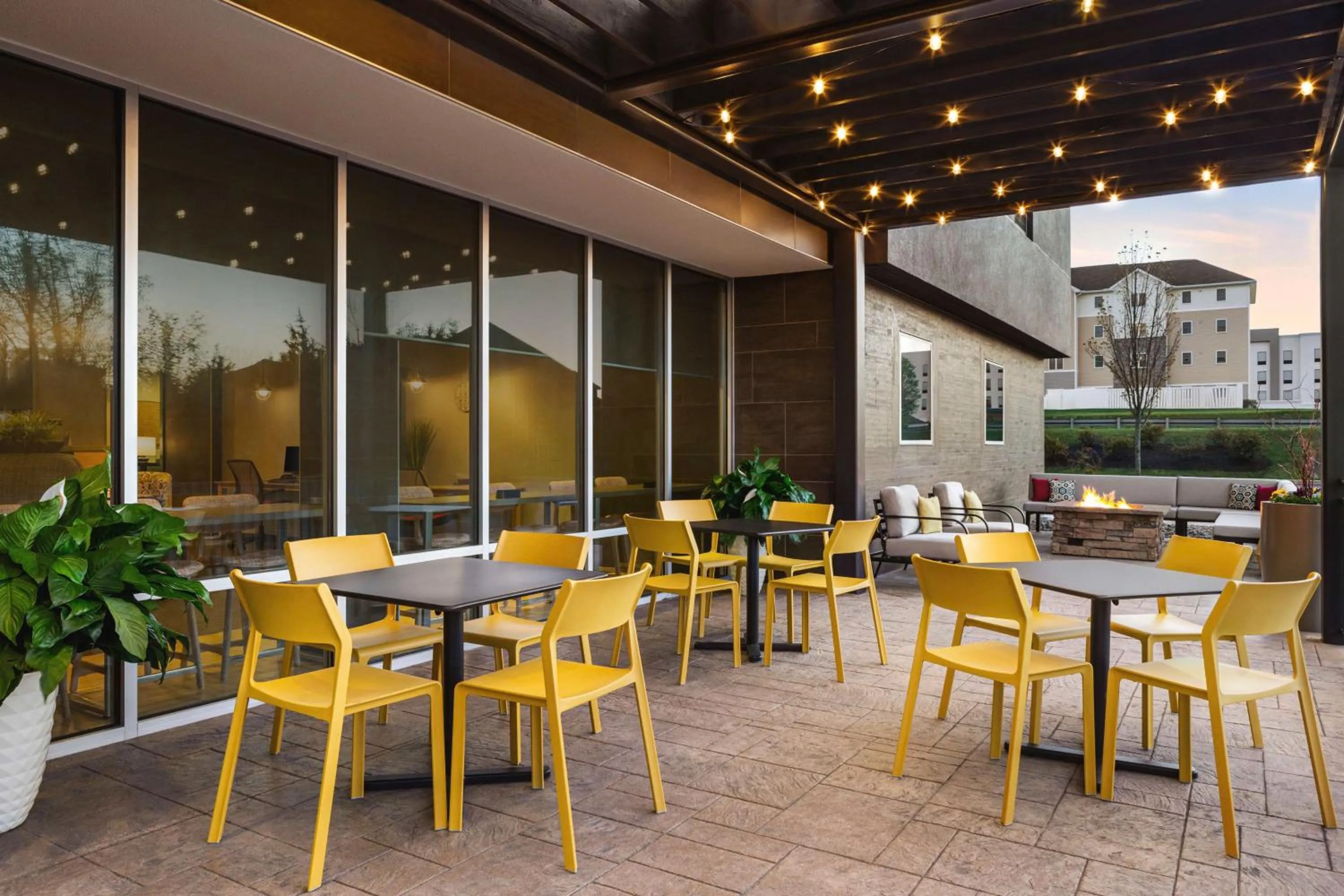 Patio in Home2 Suites By Hilton York