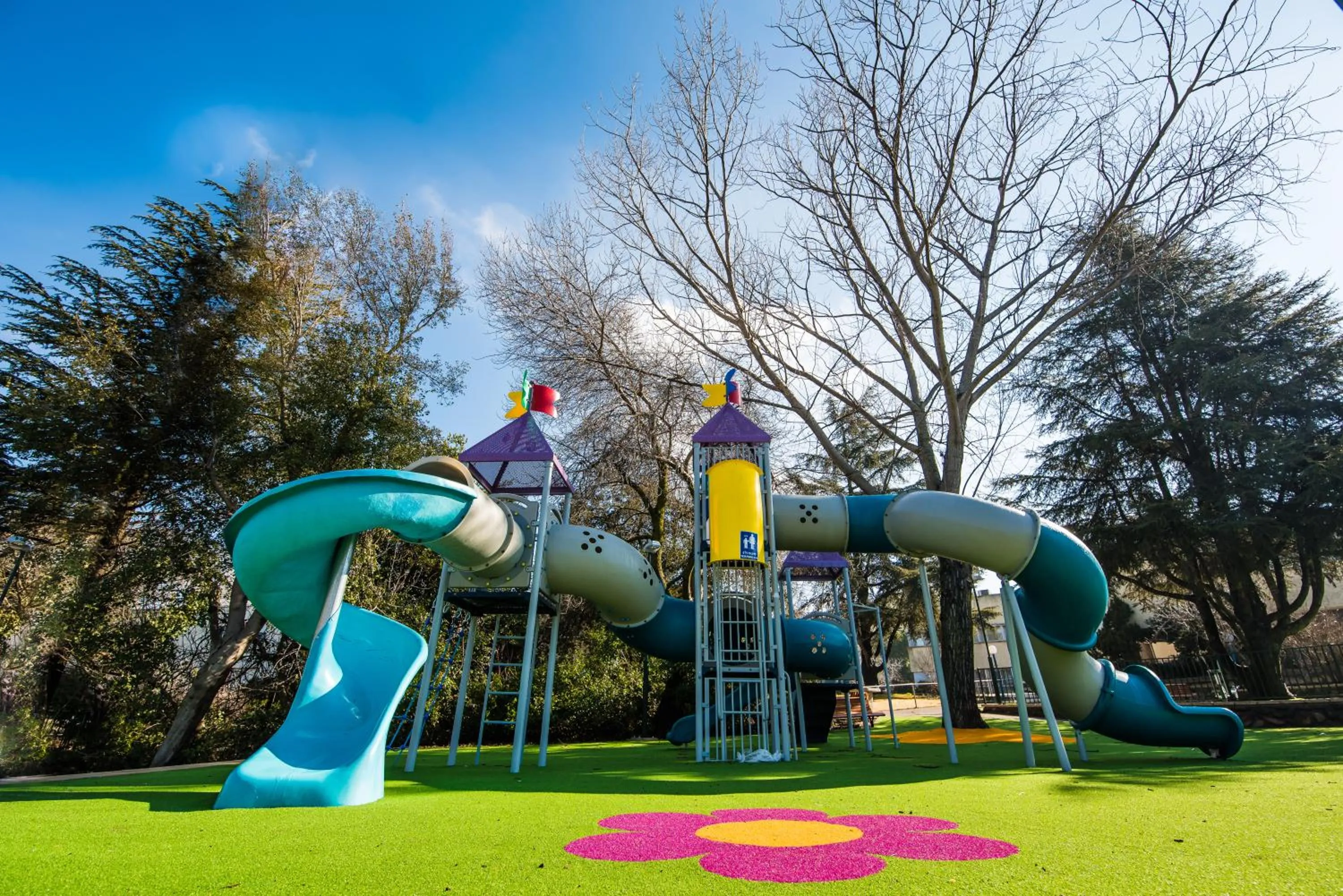 Children play ground in Merom Golan Resort