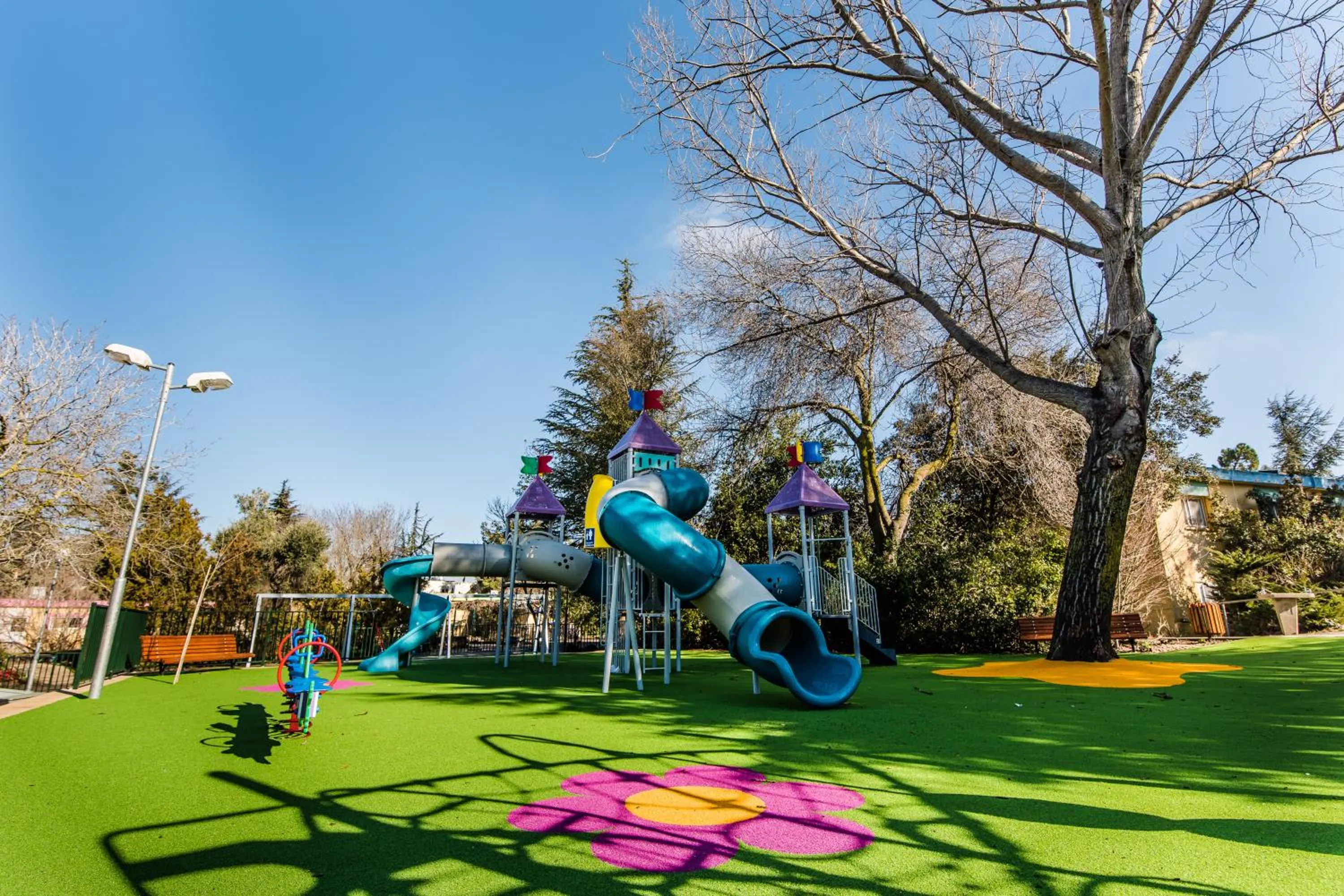 Children play ground in Merom Golan Resort