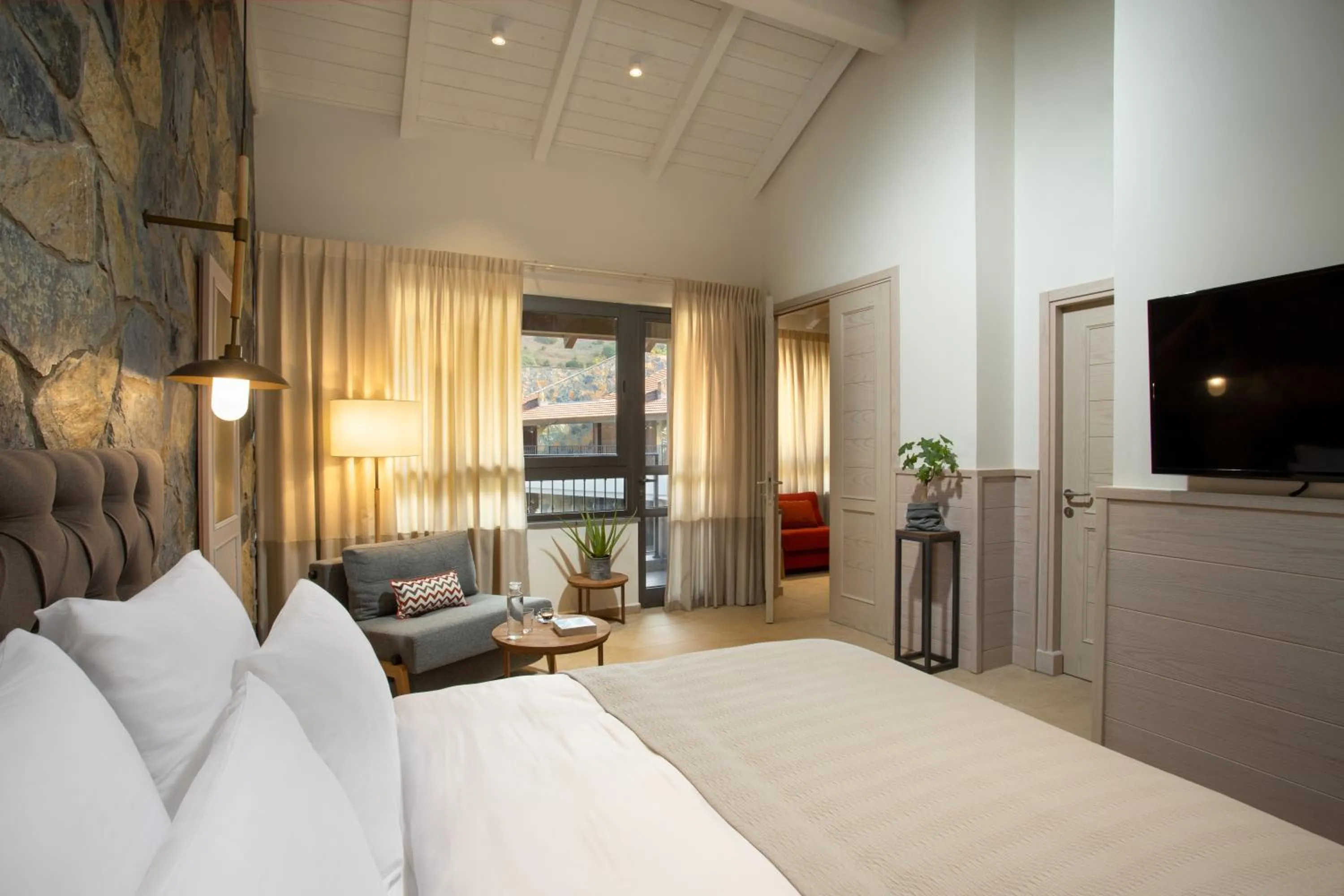 Bed in Merom Golan Resort