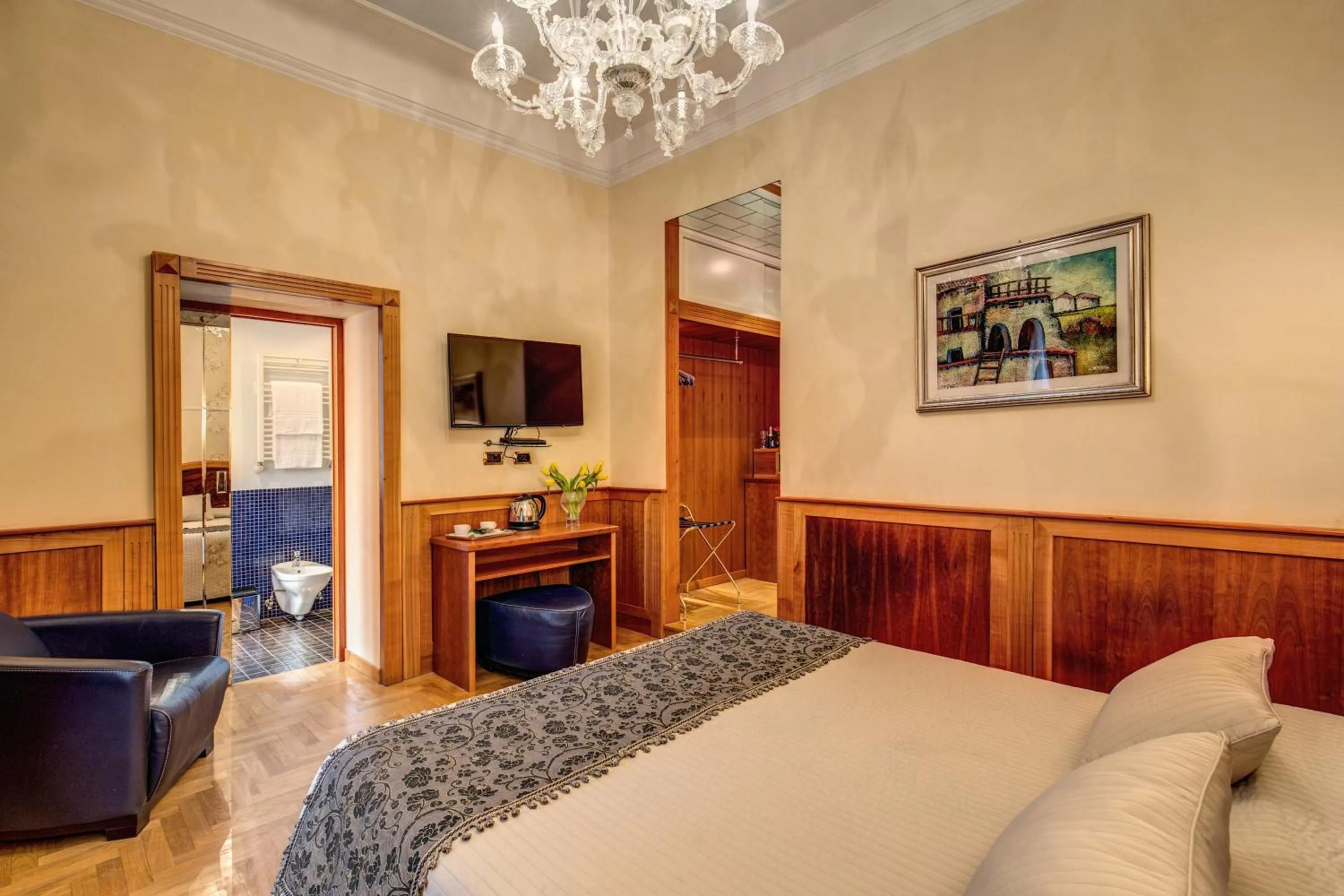 Bedroom, Bed in Relais Conte Di Cavour De Luxe