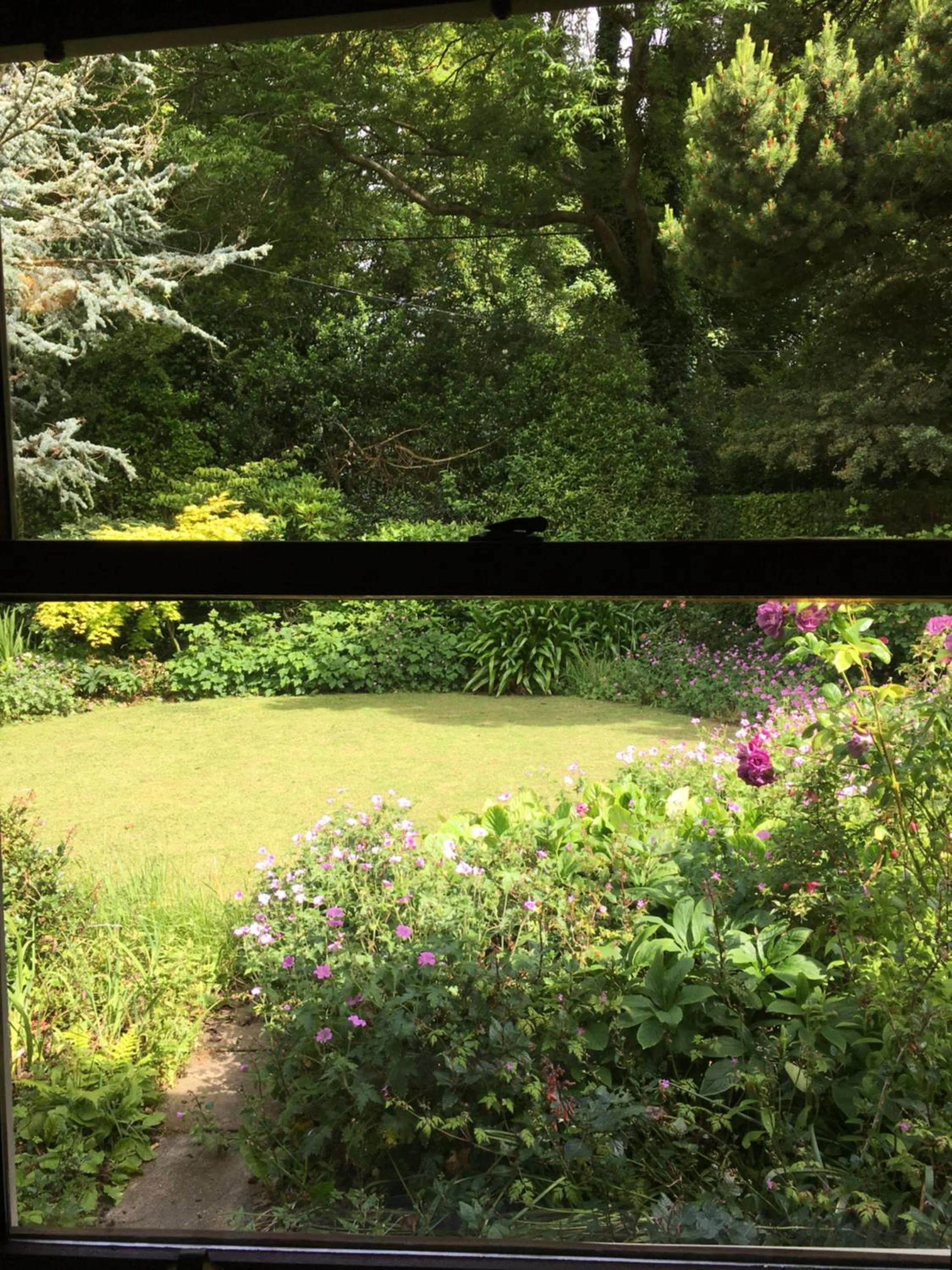 Garden view in Ballacowell