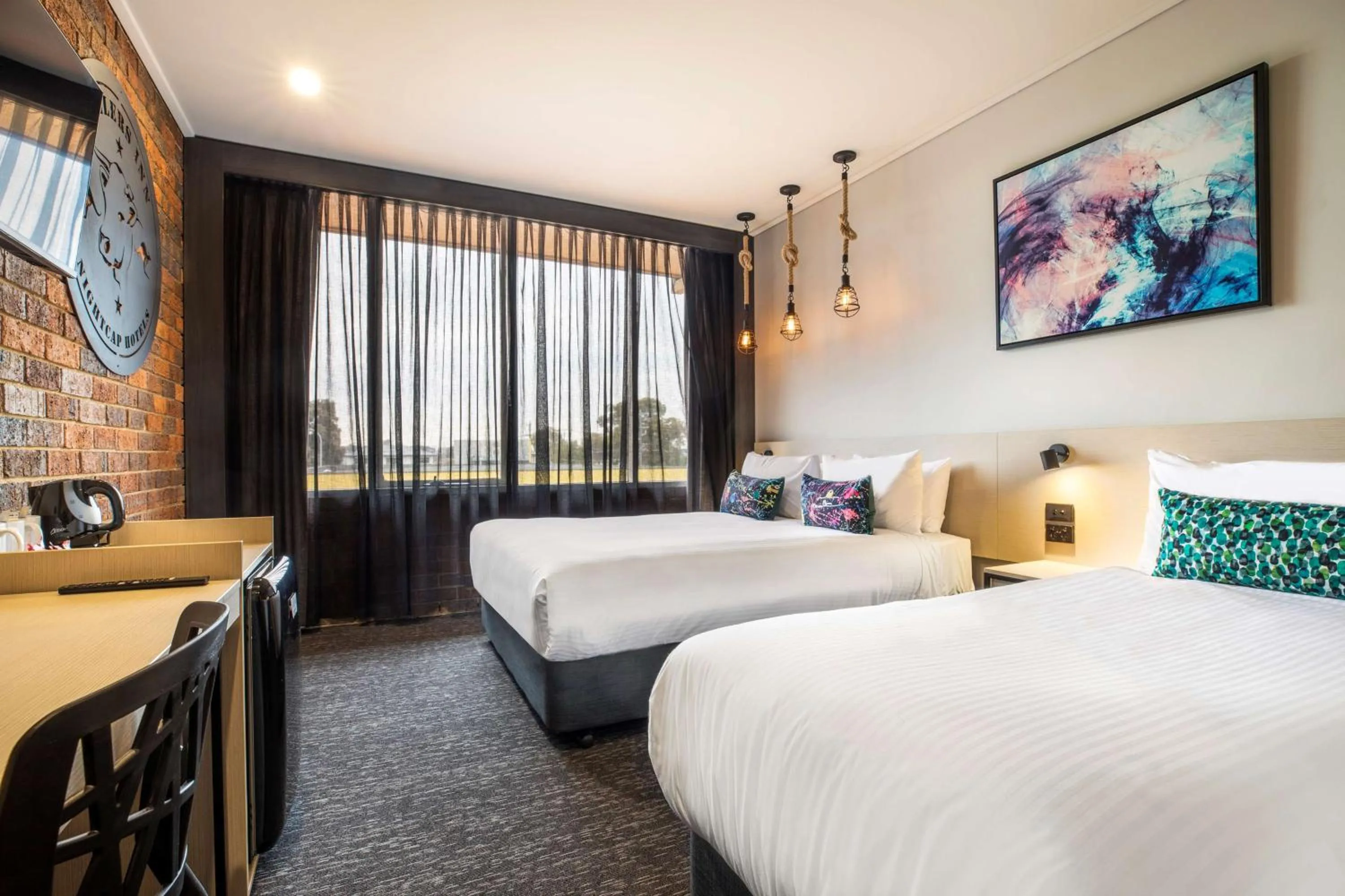 Bedroom, Bed in Nightcap at Millers Inn