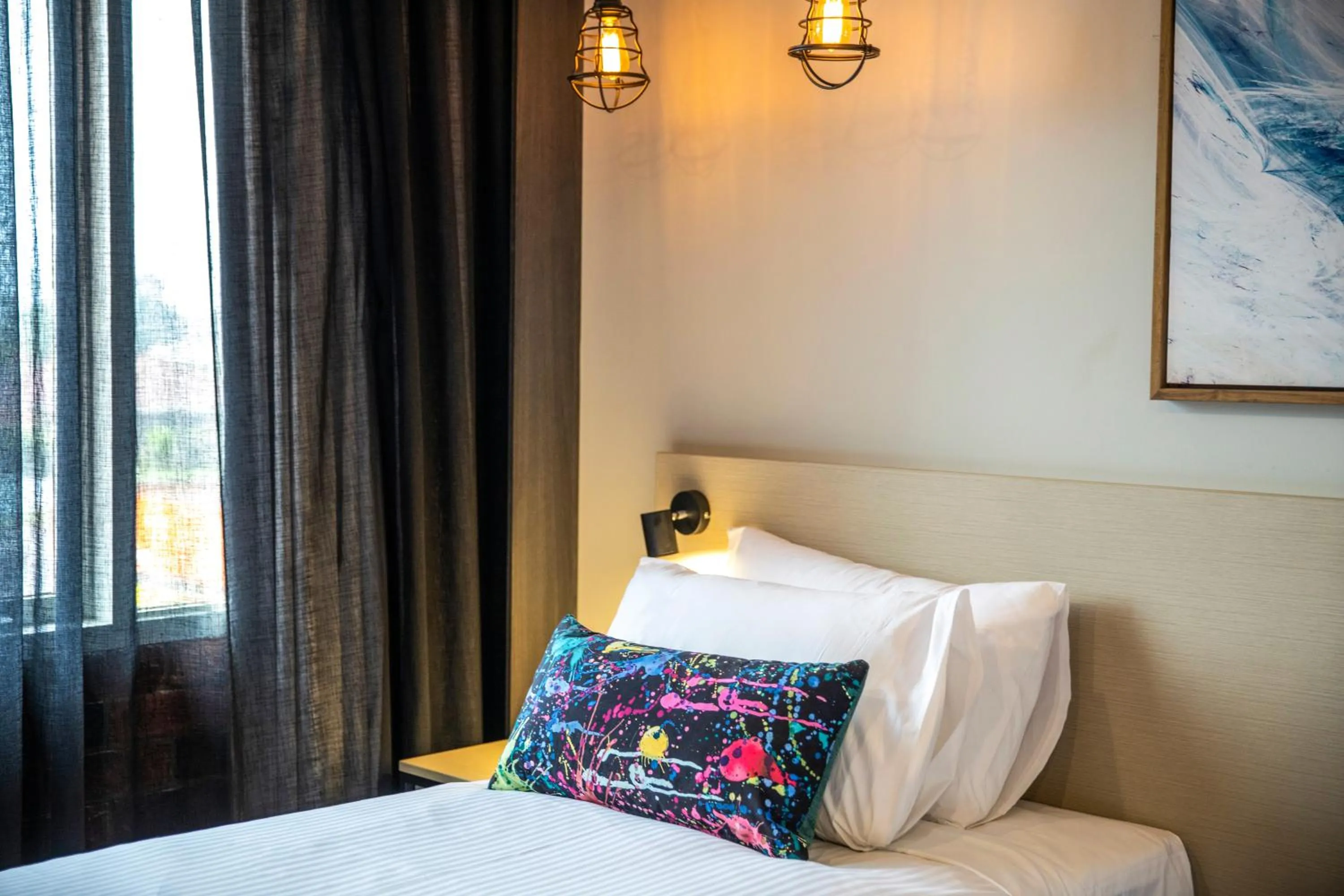 Bedroom, Bed in Nightcap at Millers Inn