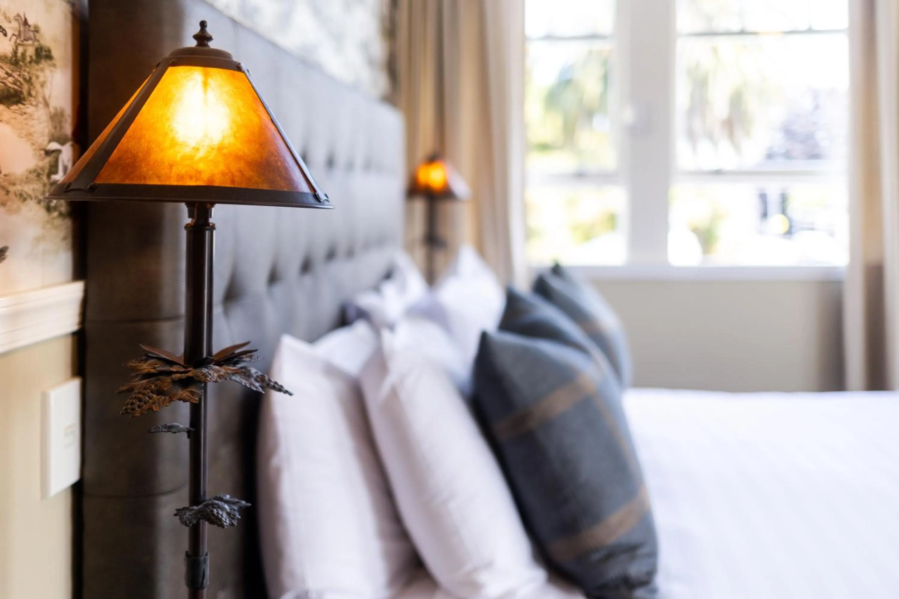 Bed in The White Swan Hotel