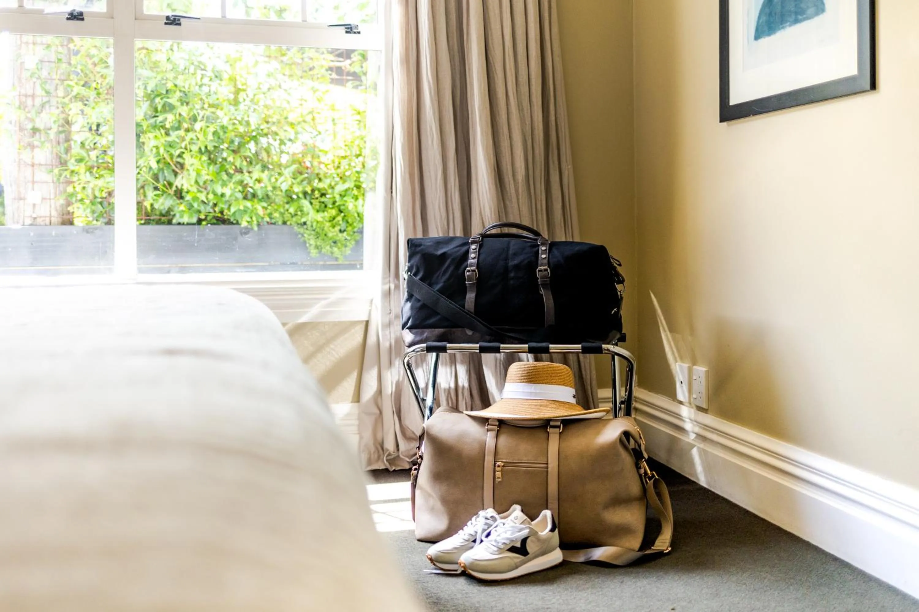 Bed in The White Swan Hotel