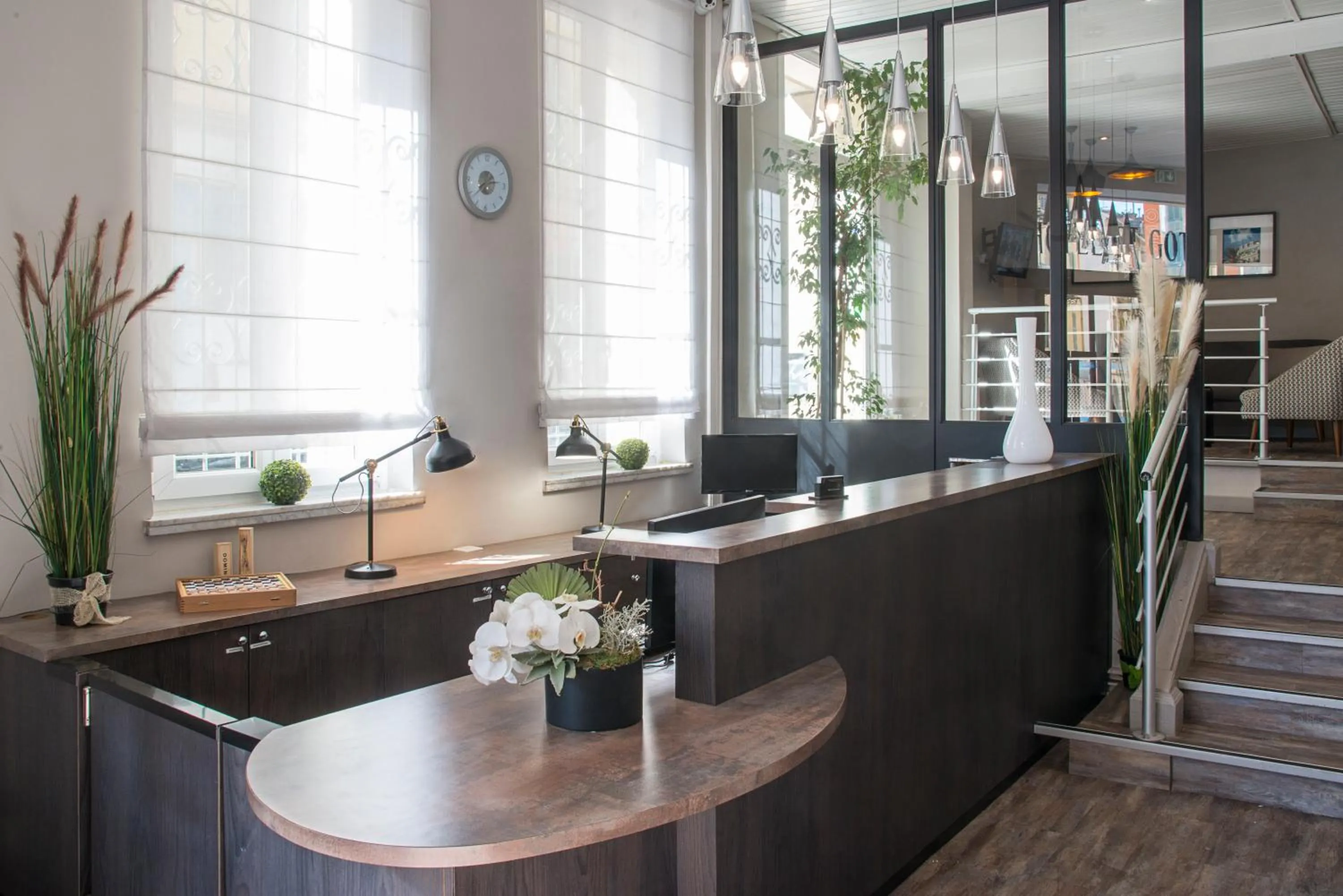 Lobby or reception in Hotel Saint Gothard