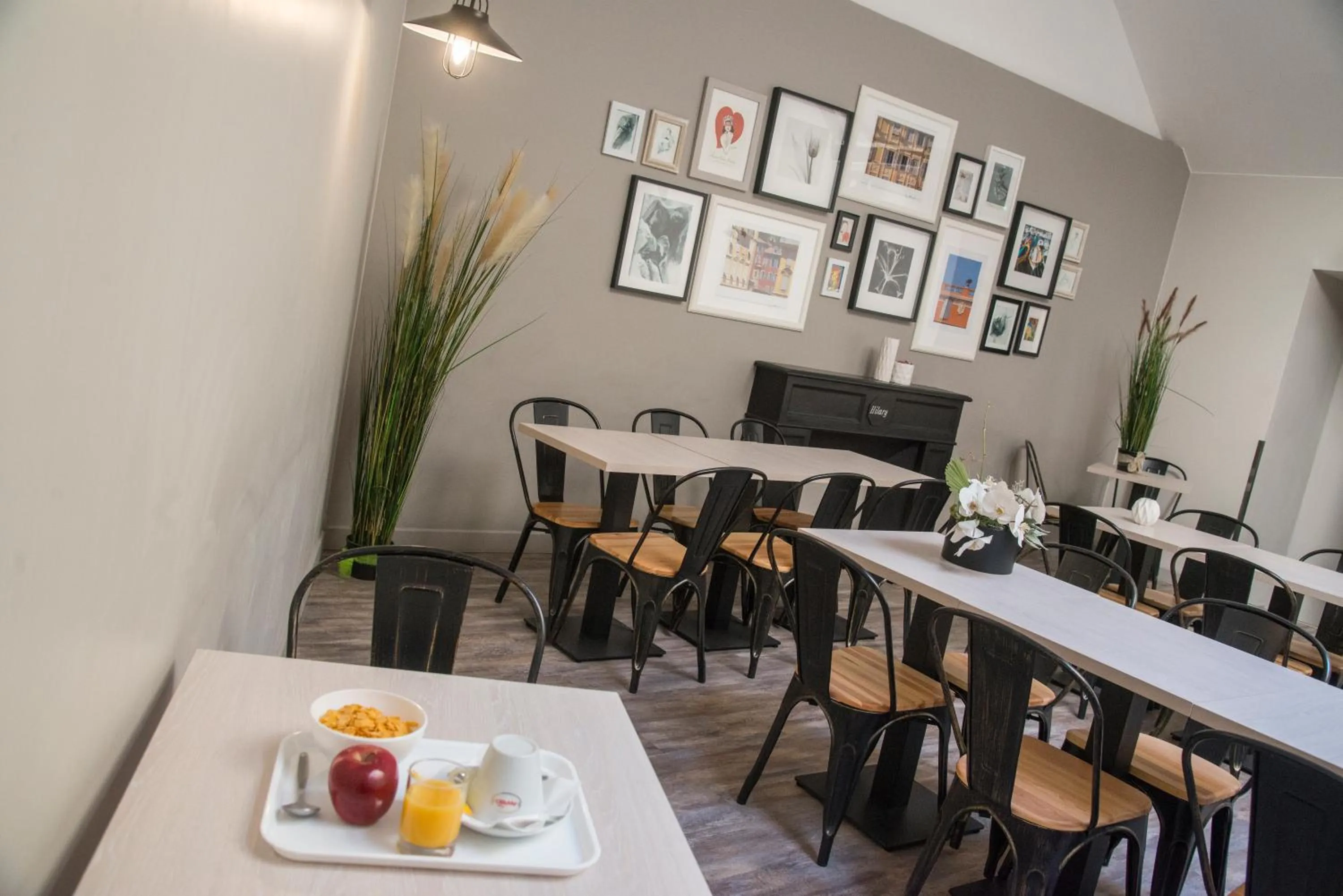 Continental breakfast in Hotel Saint Gothard