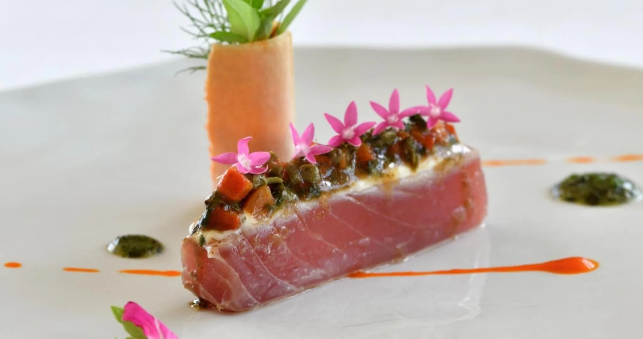 Dinner in The Uza Terrace Beach Club Villas