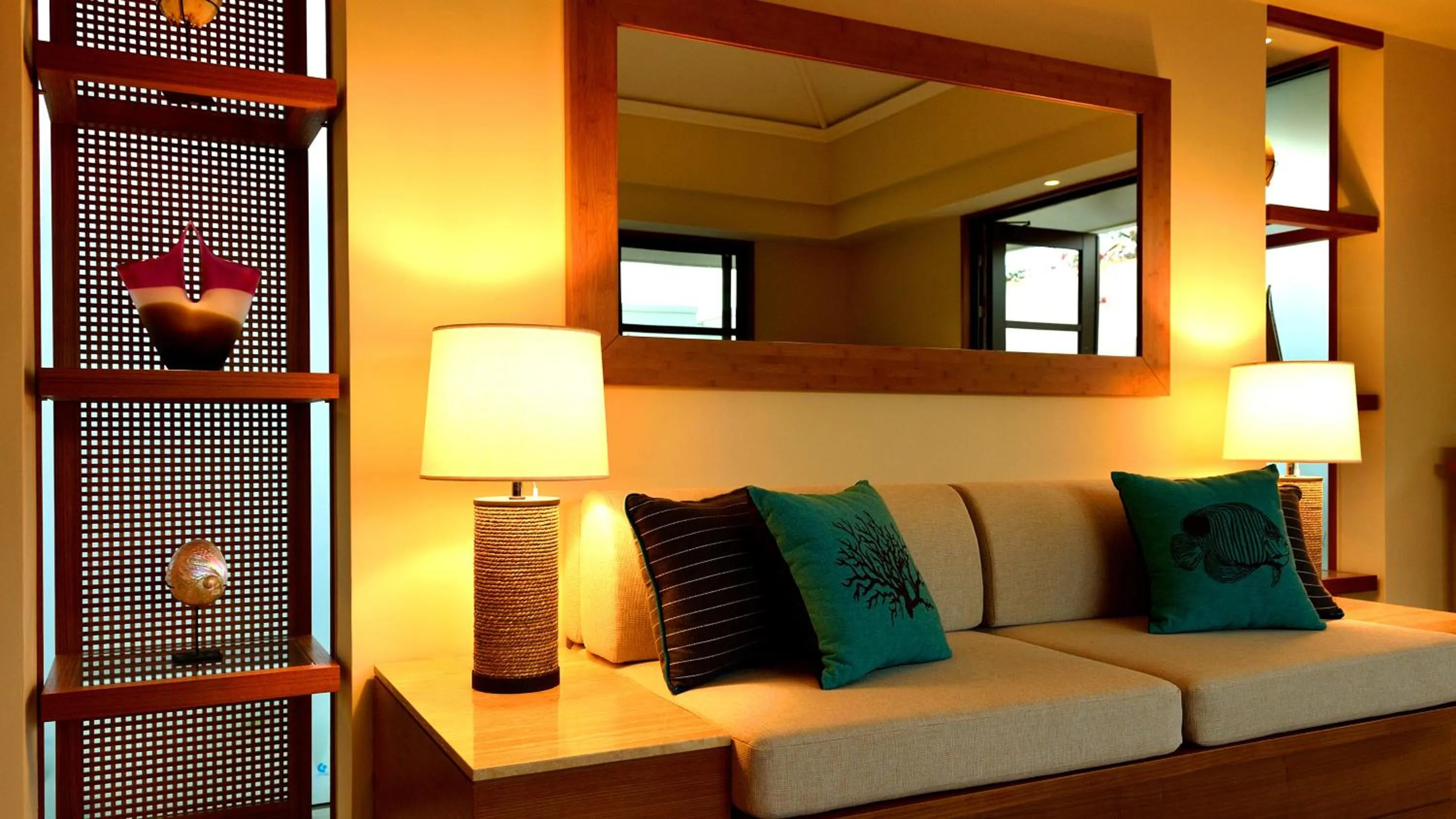 Living room in The Uza Terrace Beach Club Villas