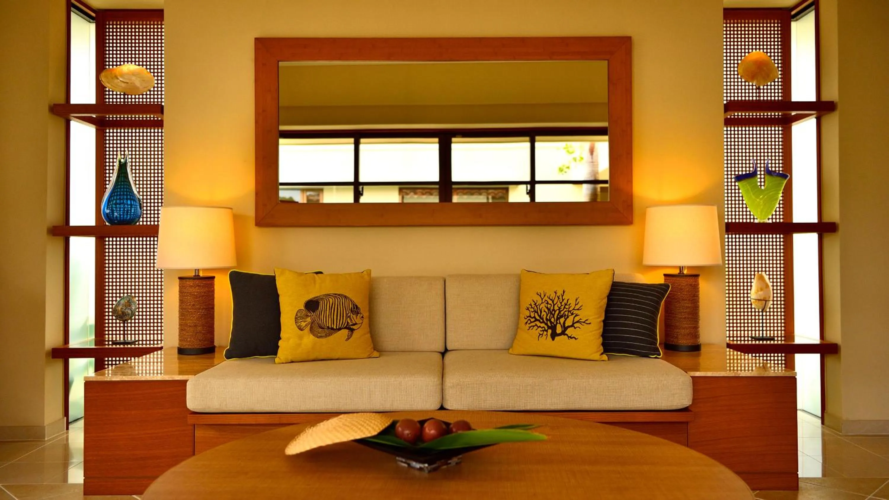 Living room in The Uza Terrace Beach Club Villas
