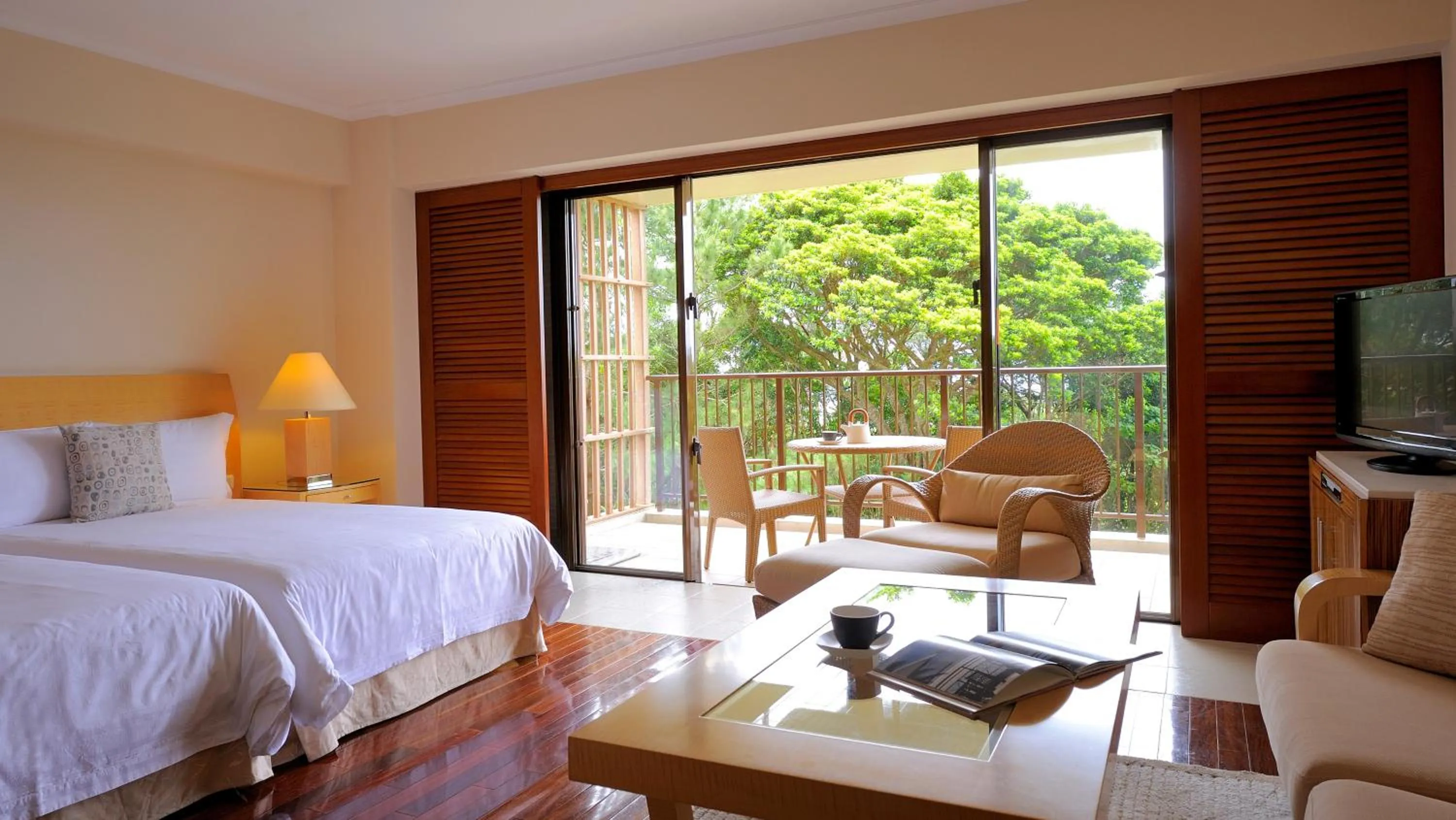 View (from property/room), Bed in The Atta Terrace Club Towers