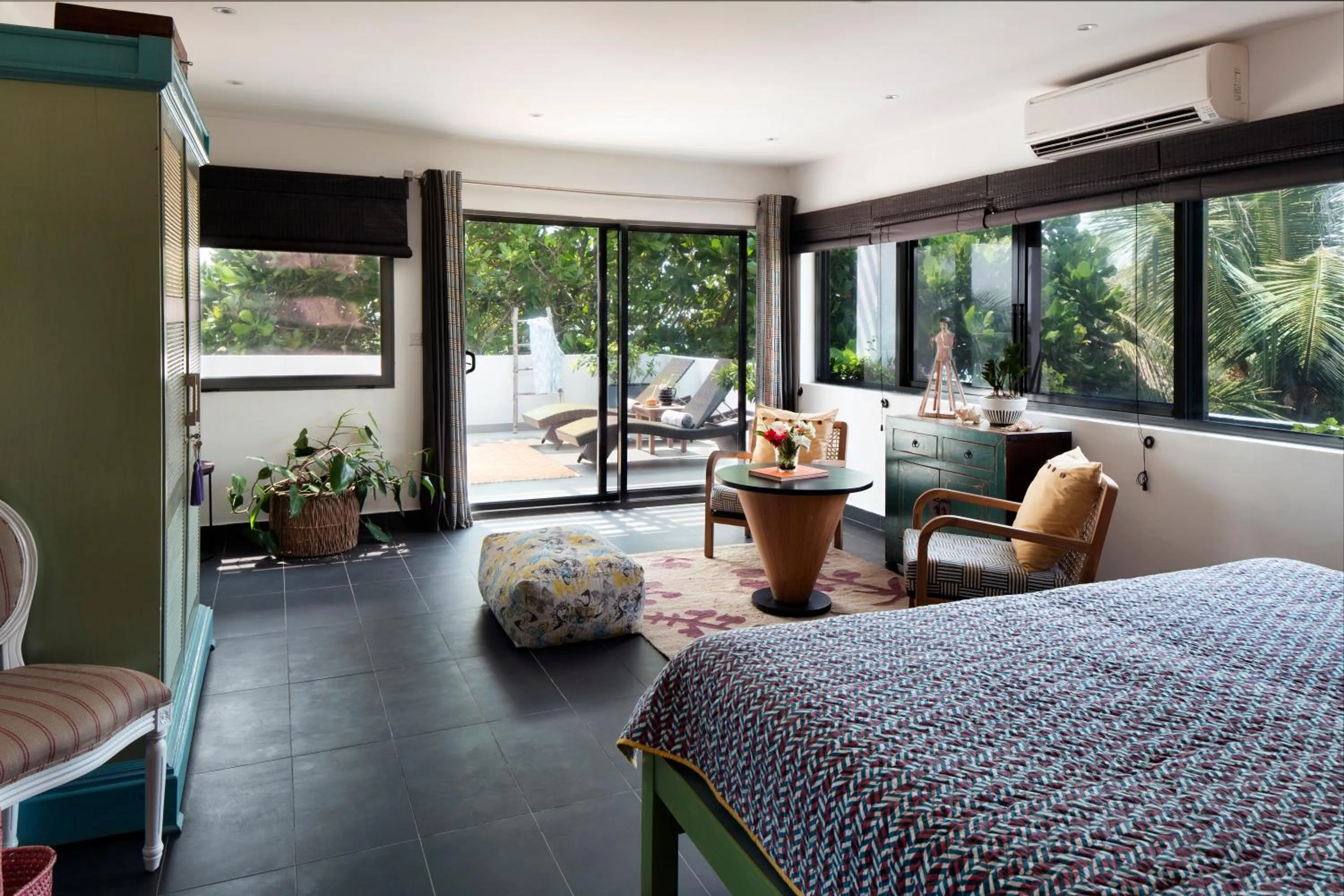 Bedroom in Owl and the Pussycat Hotel & Restaurant