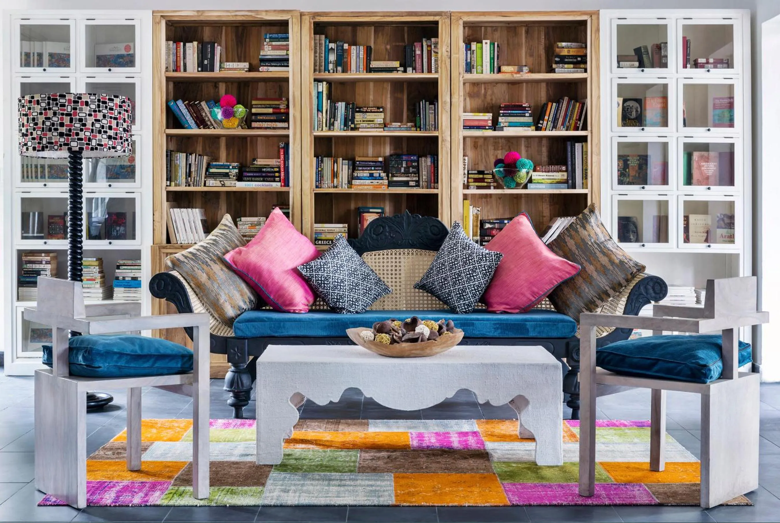 Library in Owl and the Pussycat Hotel & Restaurant