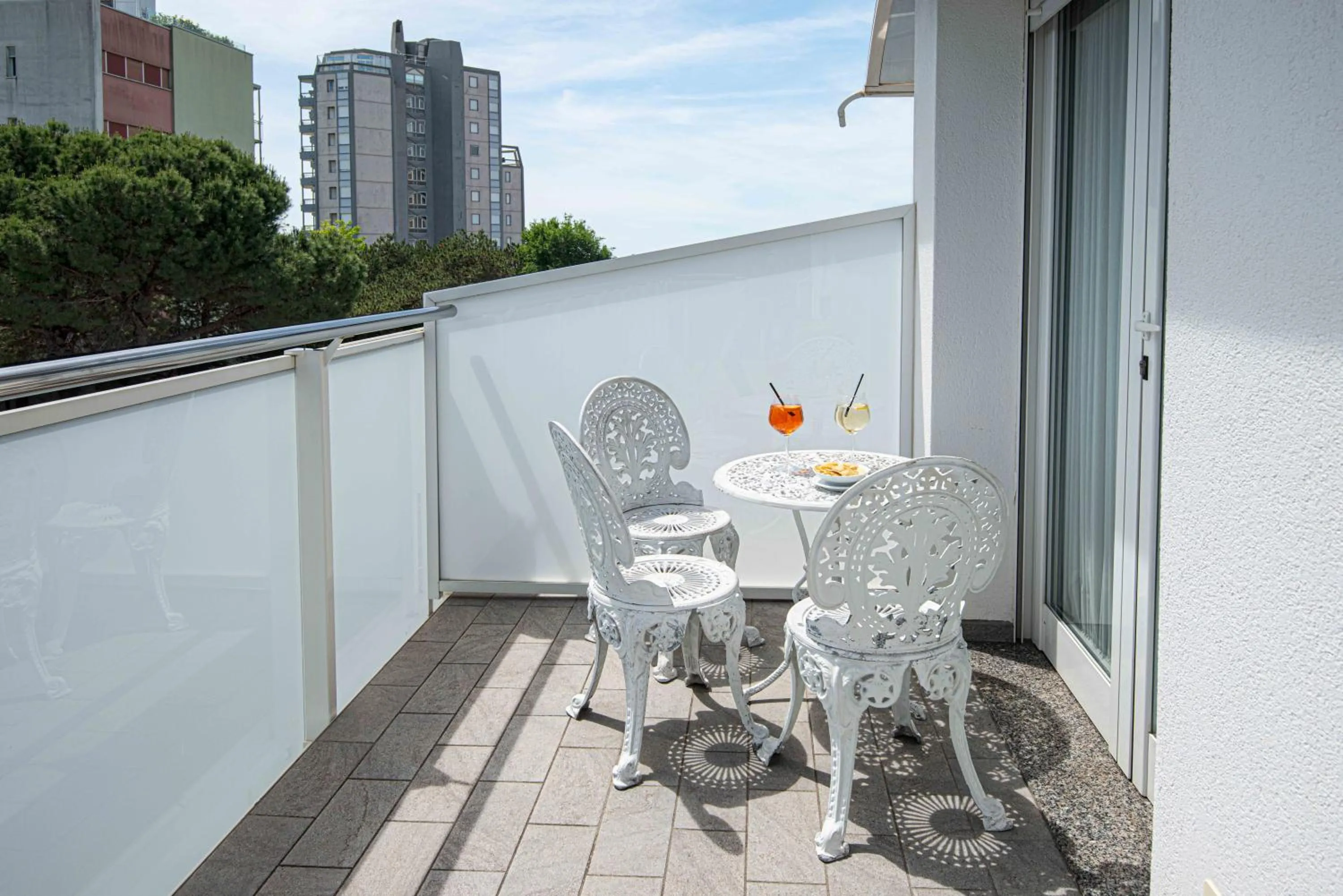 Balcony/Terrace in Hotel Oasi