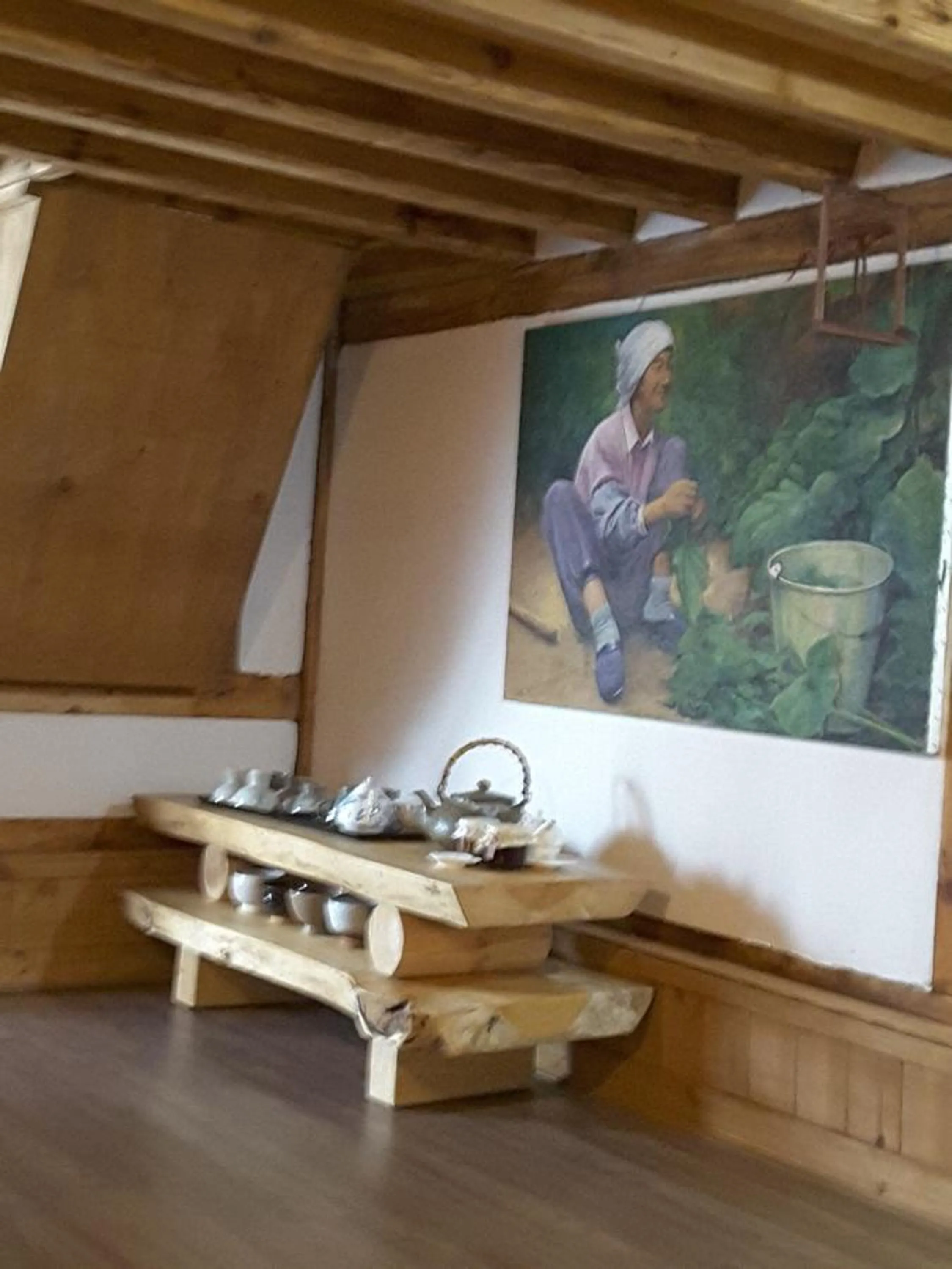 Decorative detail in Yettle Hanok Stay