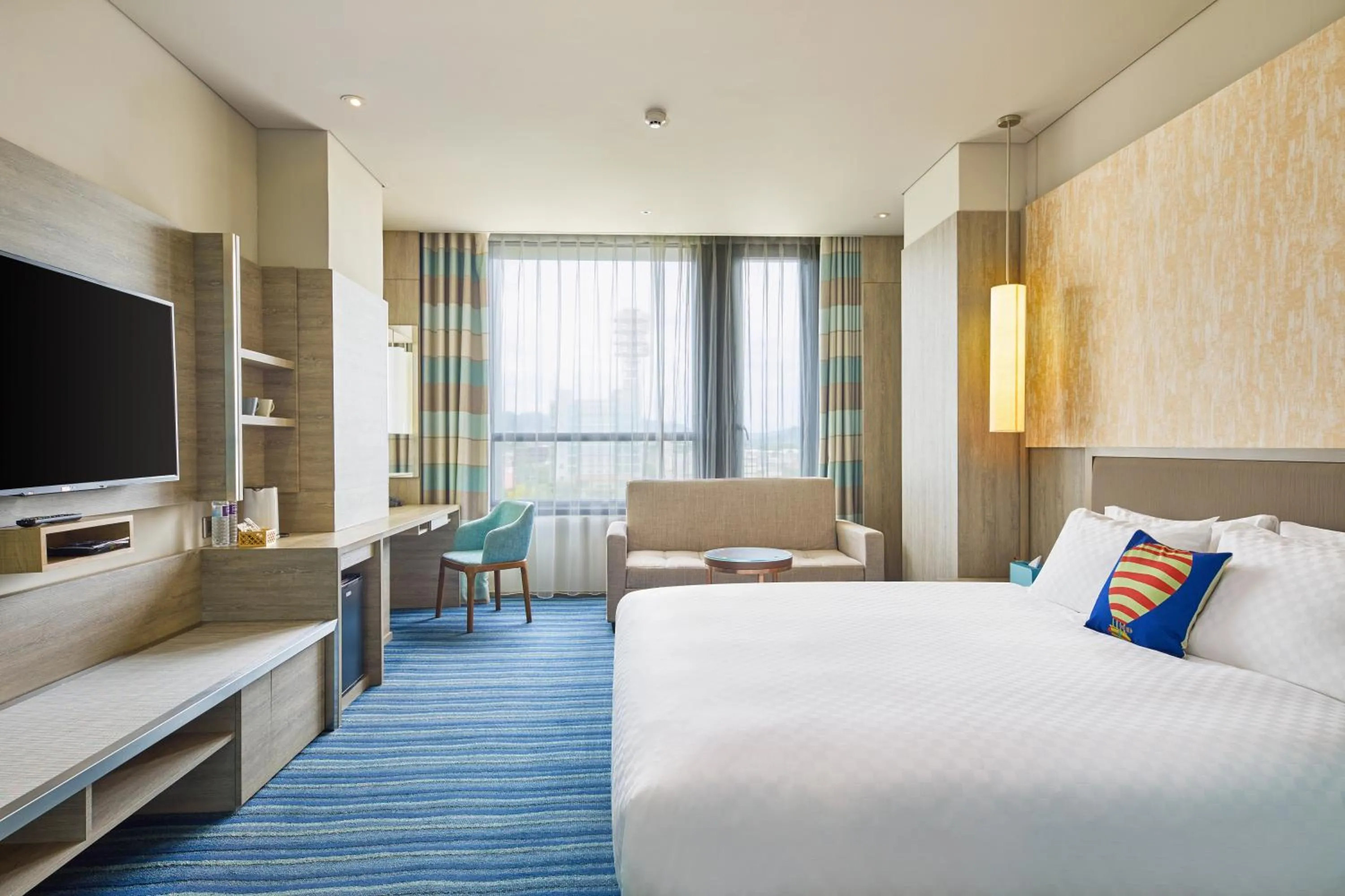 Bed in Hotel Cham Cham Taitung Caesar Park Hotels & Resort