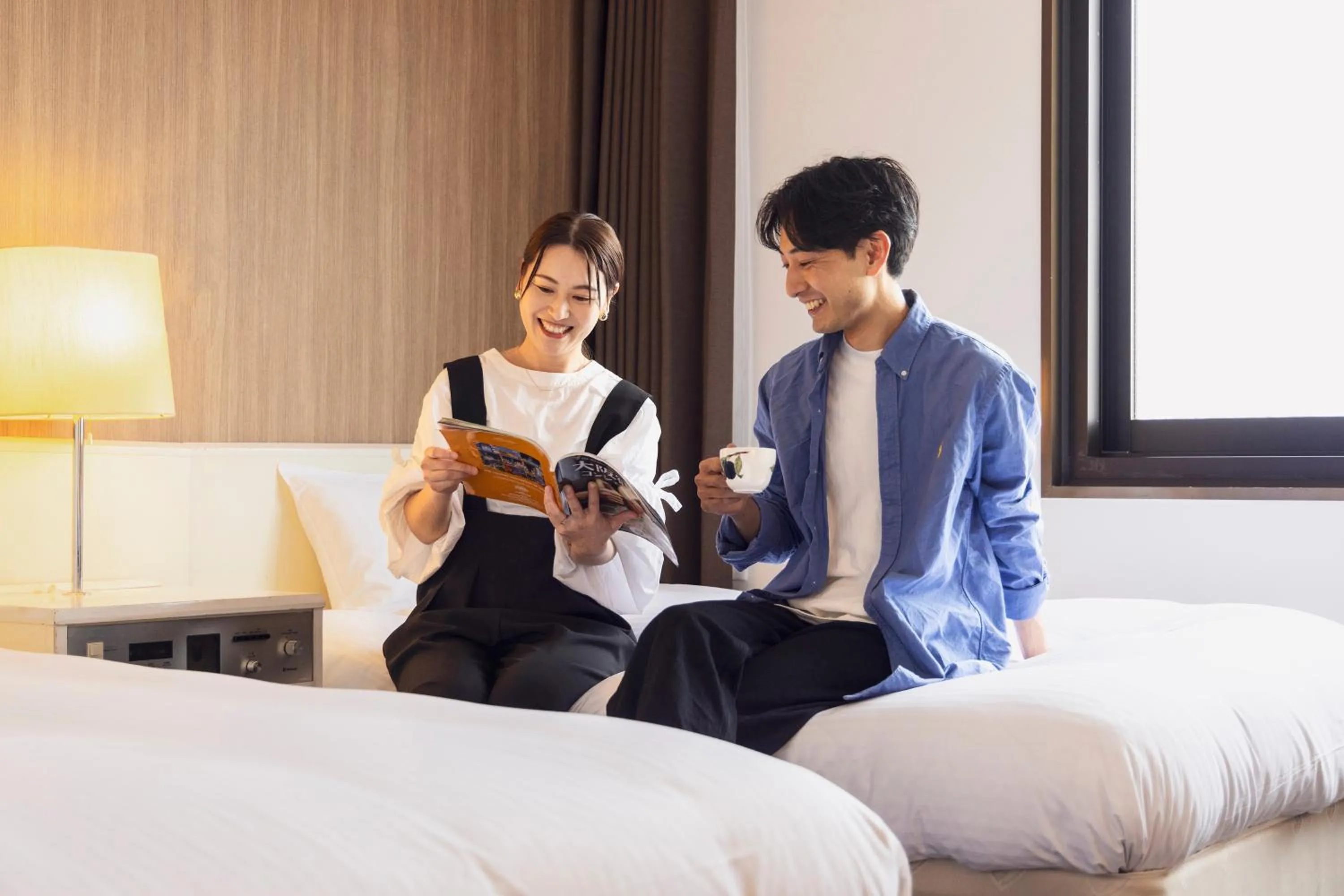 People, Bed in City Hotel Air Port in Prince