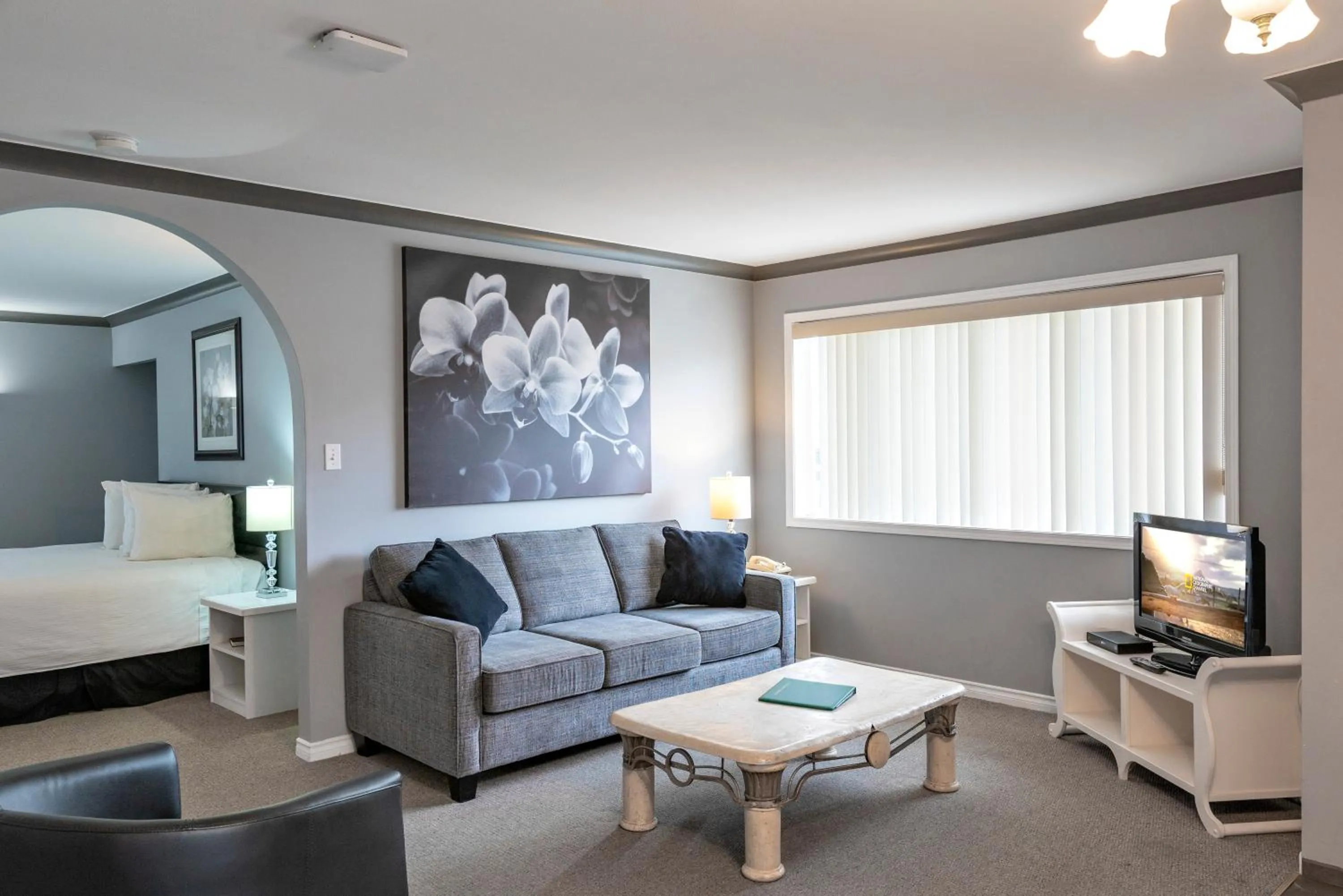 TV and multimedia, Bed in Tiki Shores Inn & Suites