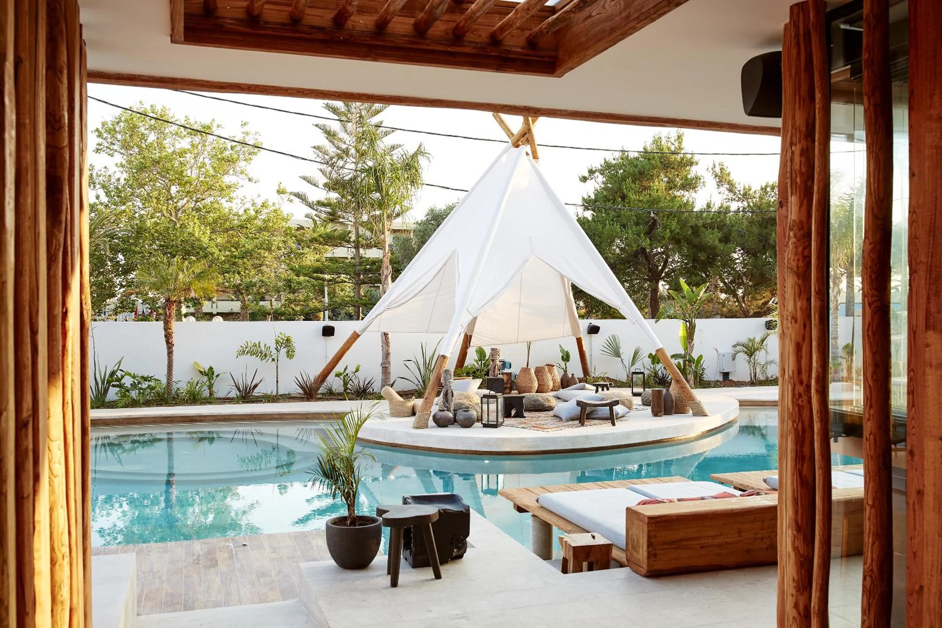 Pool view in The Syntopia Hotel - Adults Only