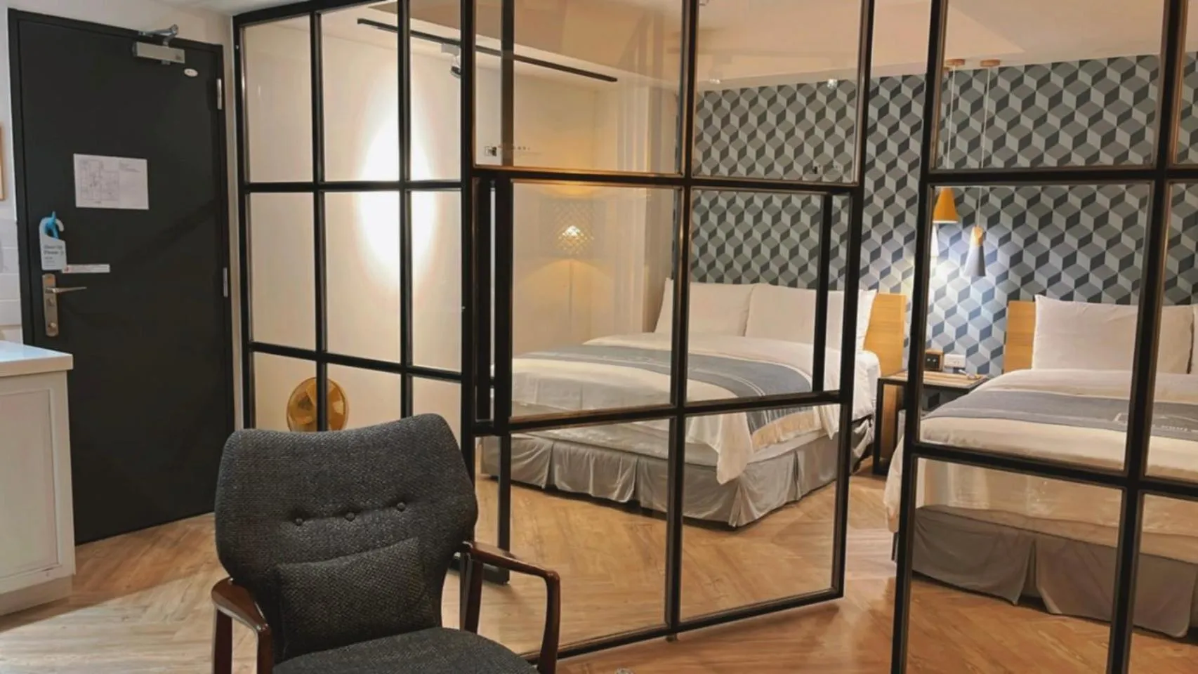 Photo of the whole room, Bed in Chill Roof Hotel