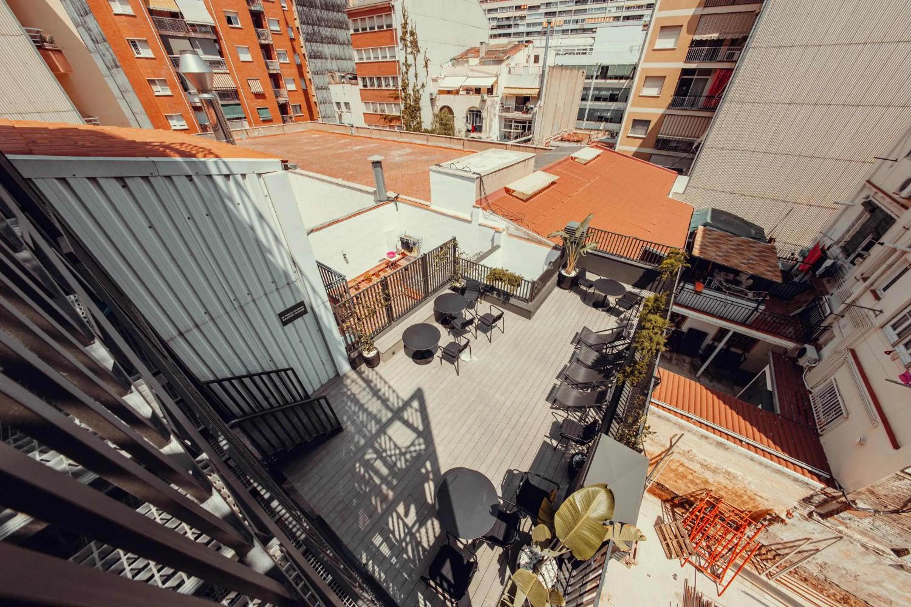 Bird's eye view in Hotel Transit