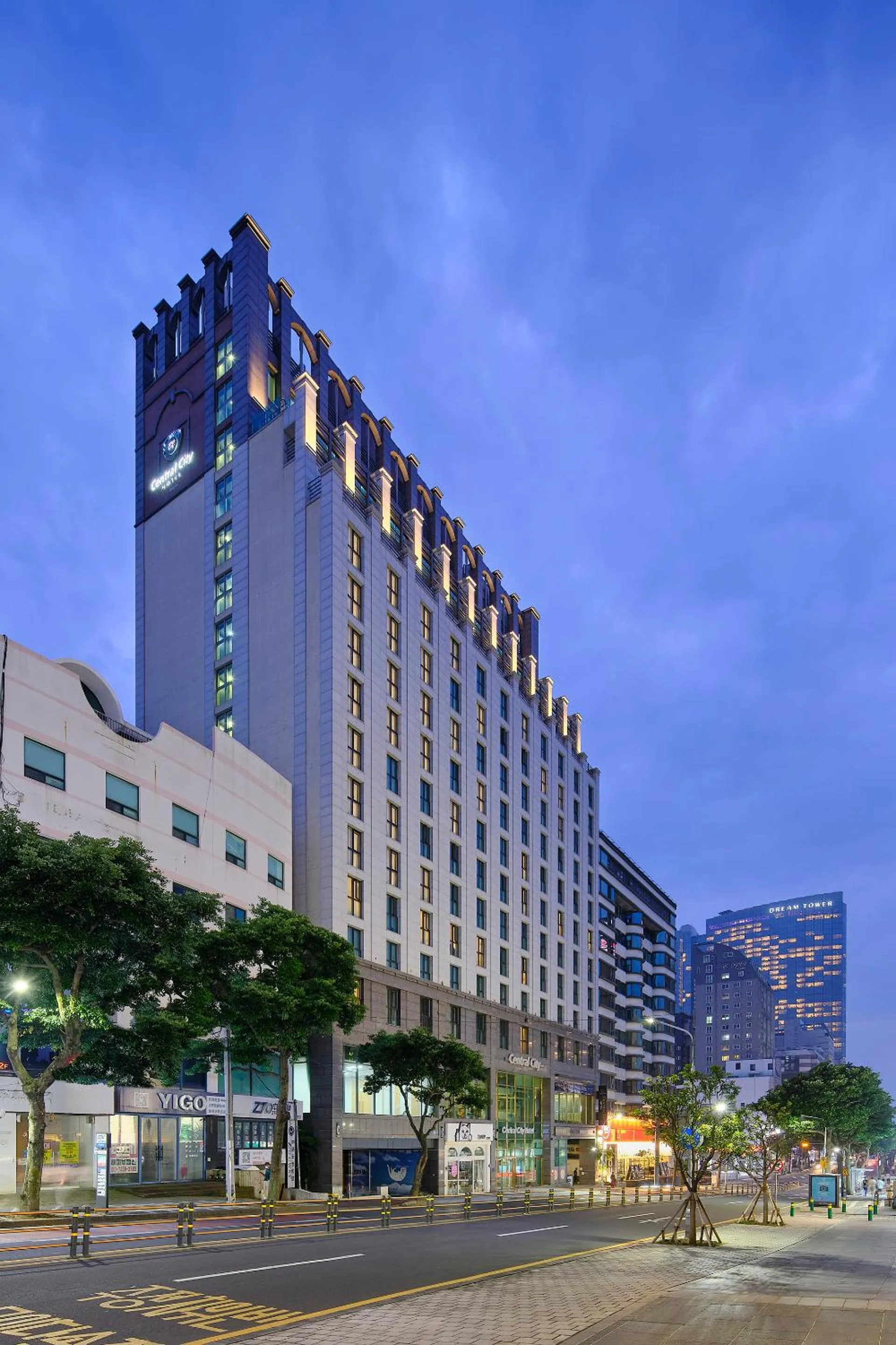 Property building in Jeju Central City Hotel