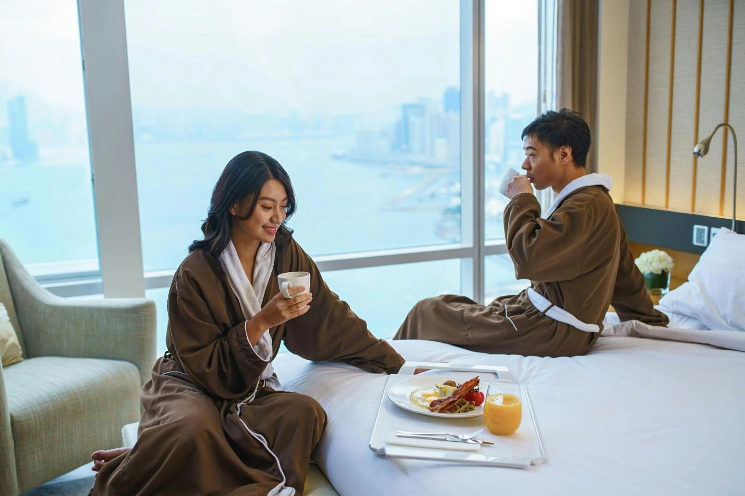 Photo of the whole room in Renaissance Hong Kong Harbour View Hotel