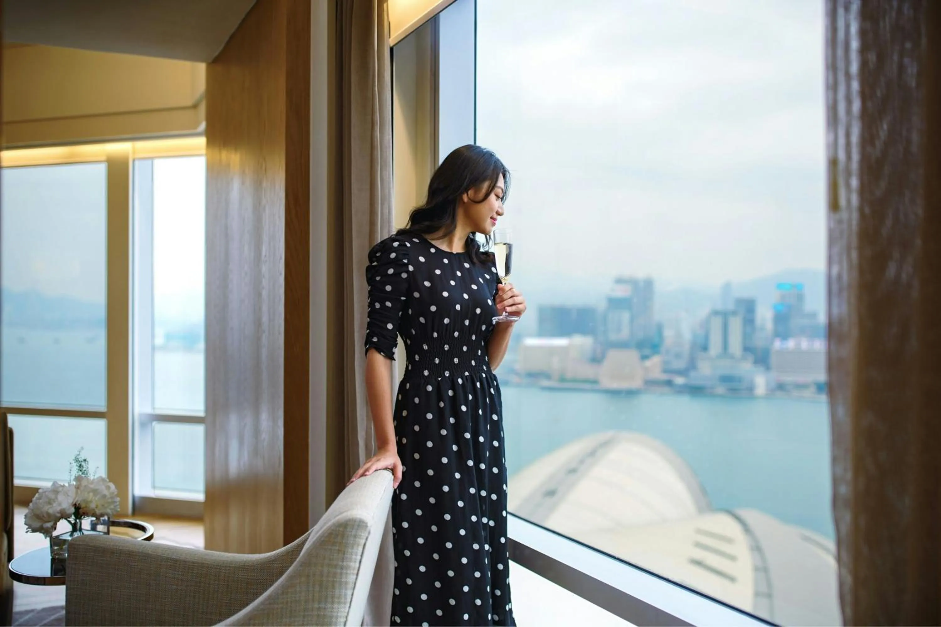 Photo of the whole room in Renaissance Hong Kong Harbour View Hotel