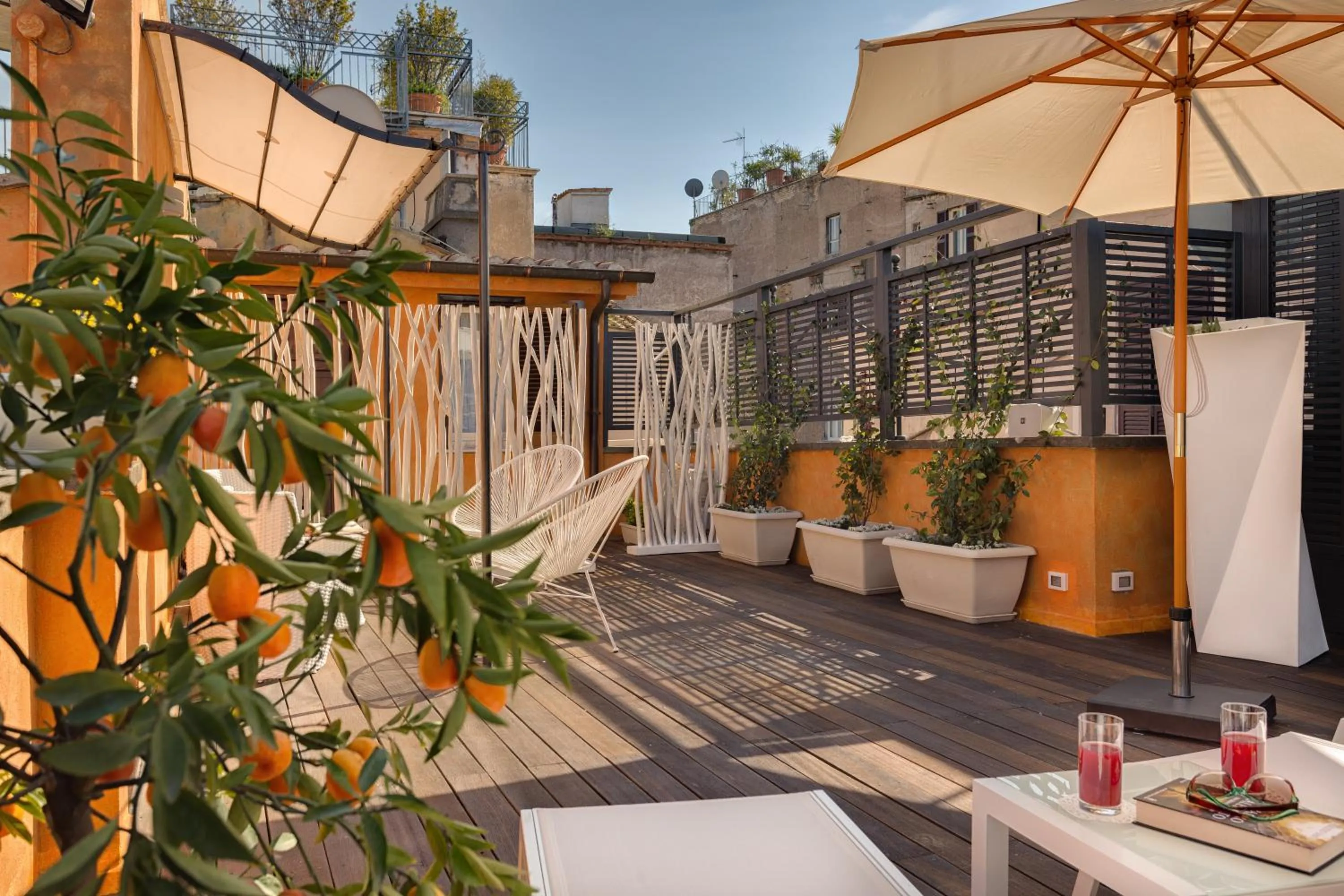 Patio in Shali Luxury Suite Spagna