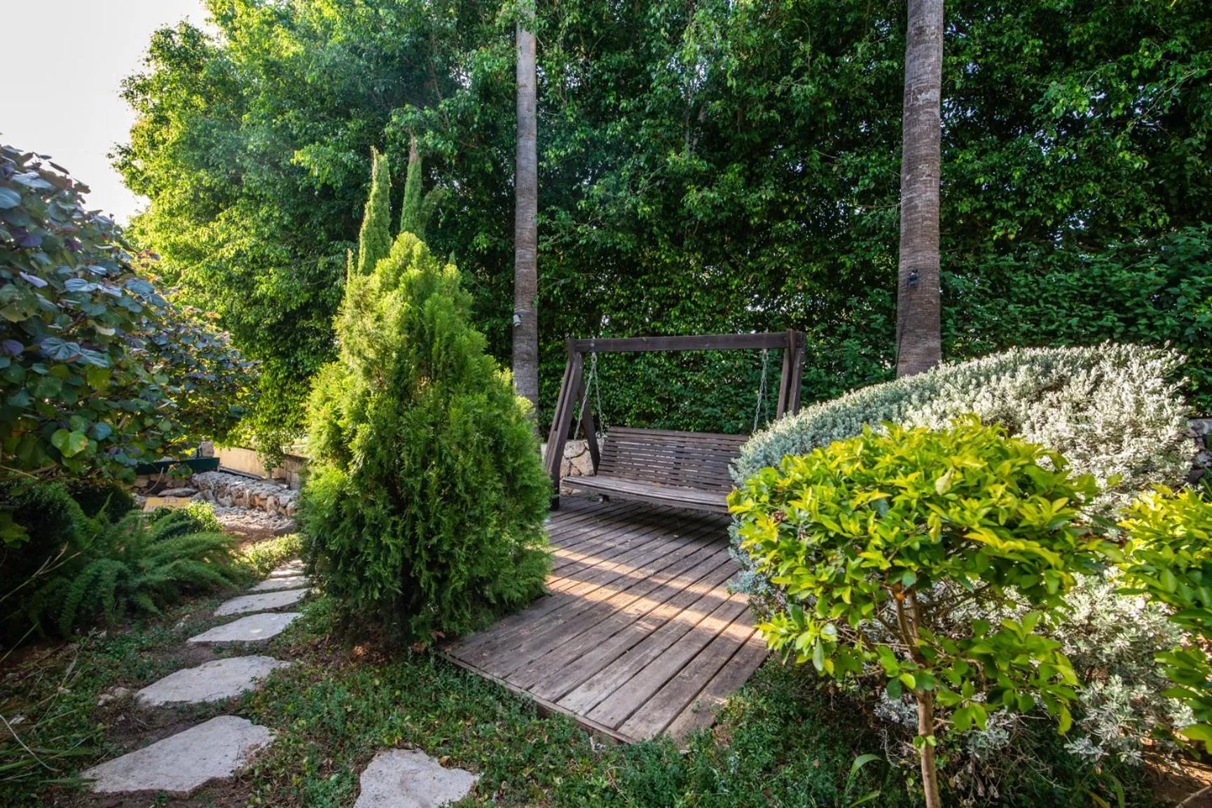 Garden in Hotel Beit Maimon