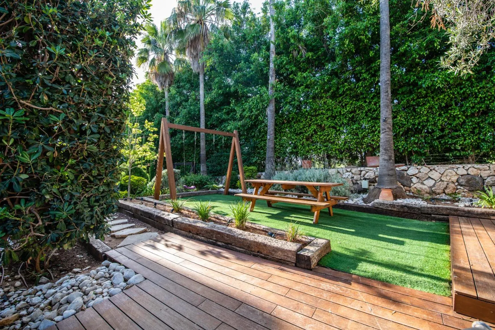 Garden in Hotel Beit Maimon