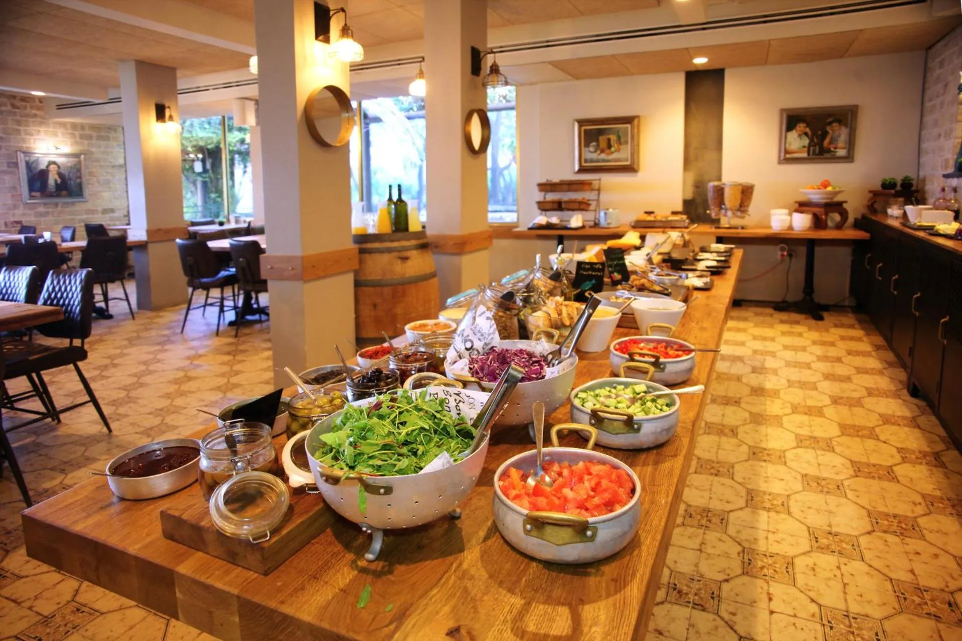 Buffet breakfast in Hotel Beit Maimon