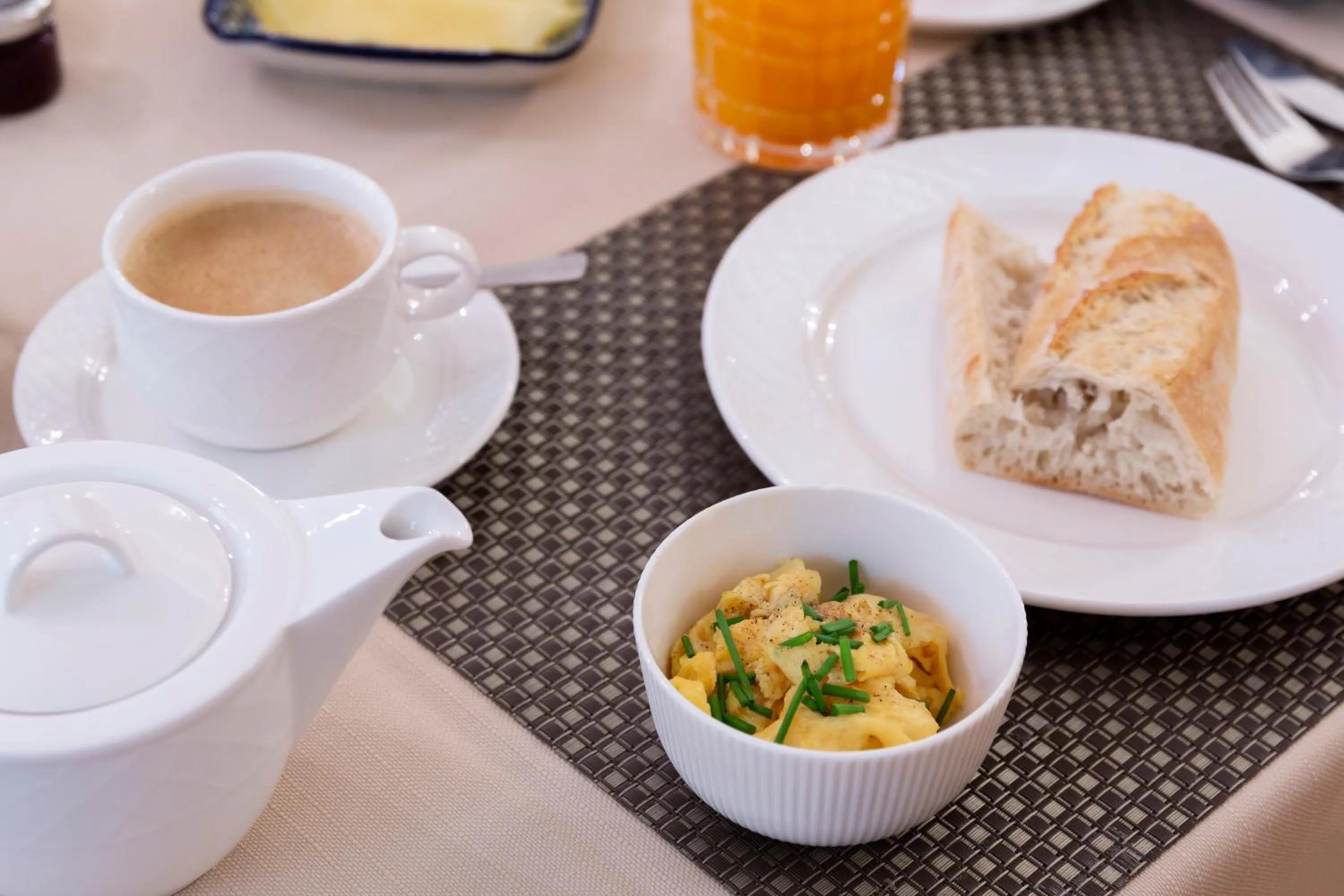 Food close-up in Hotel Perrin - former Carlton