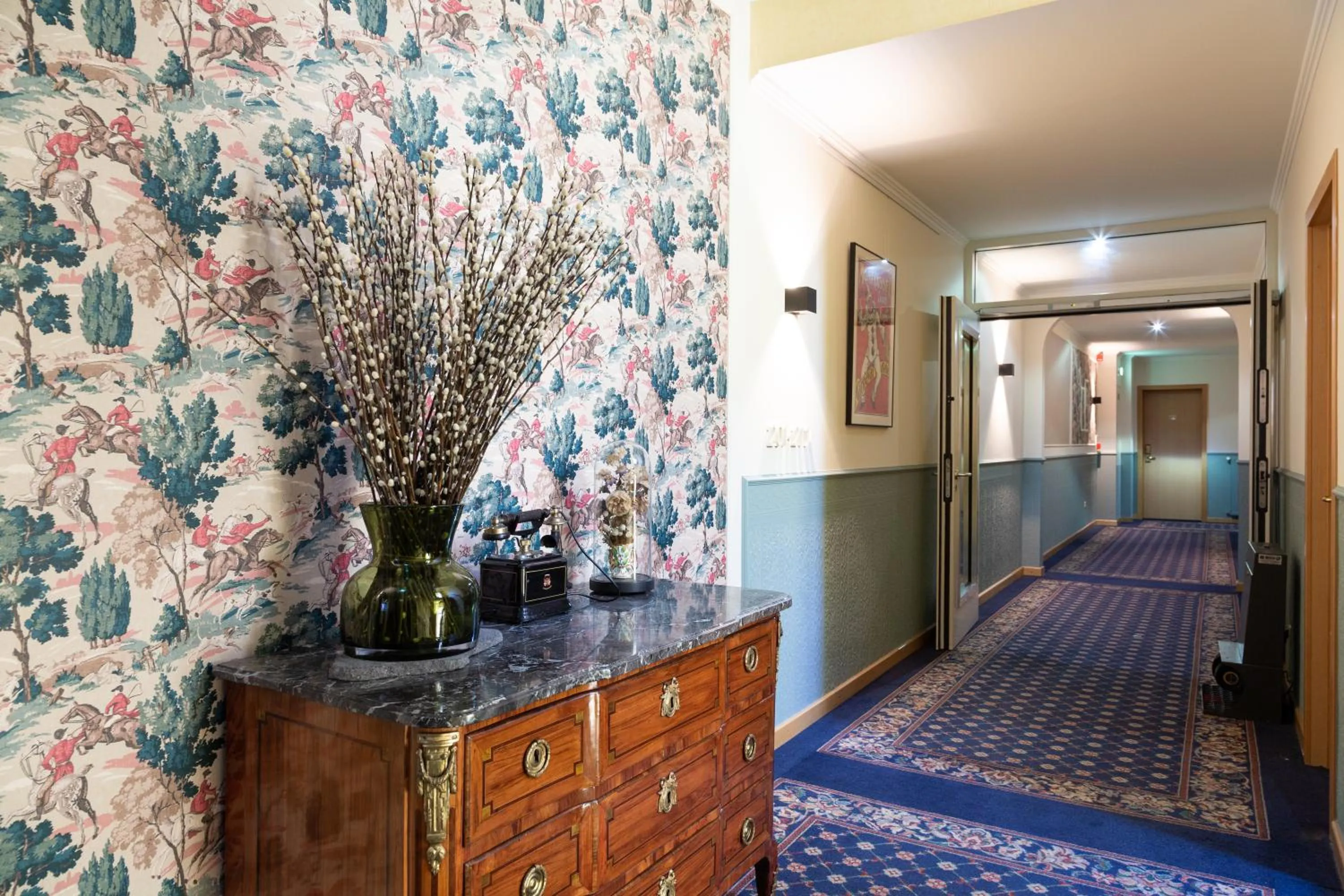 Decorative detail in Hotel Perrin - former Carlton