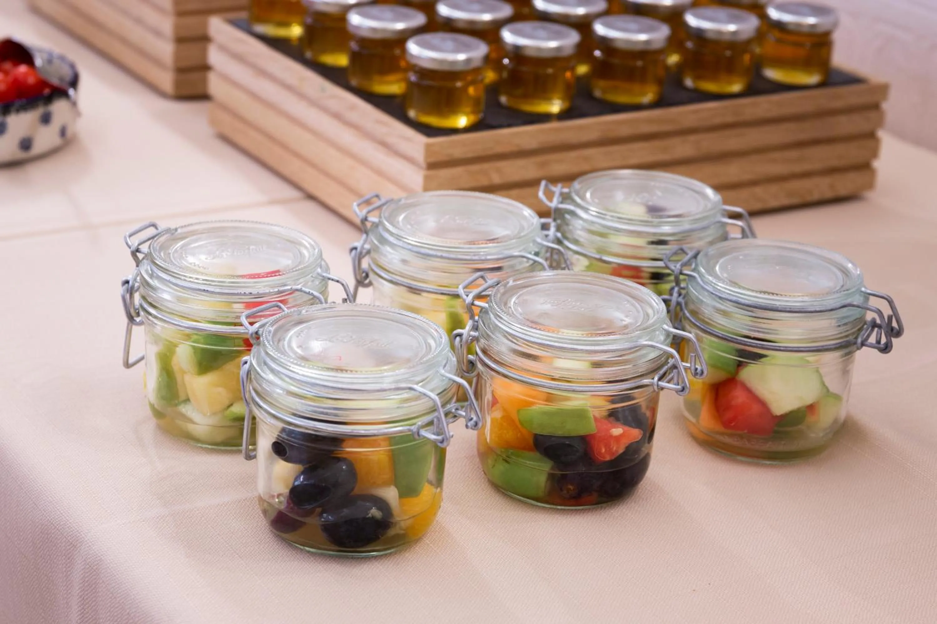 Food close-up in Hotel Perrin - former Carlton