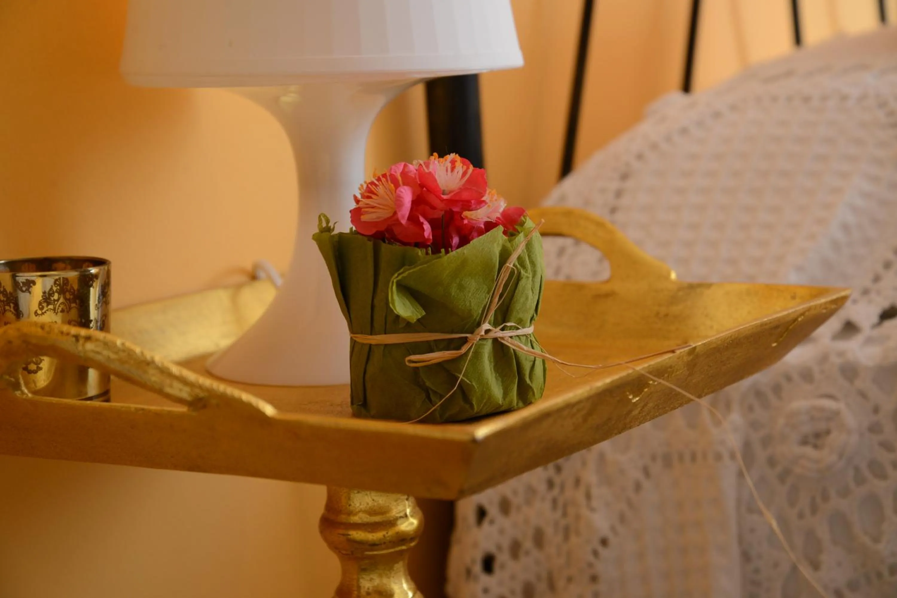 Decorative detail, Bed in La Fonda Benissa, Grupo Terra de Mar, alojamientos con encanto