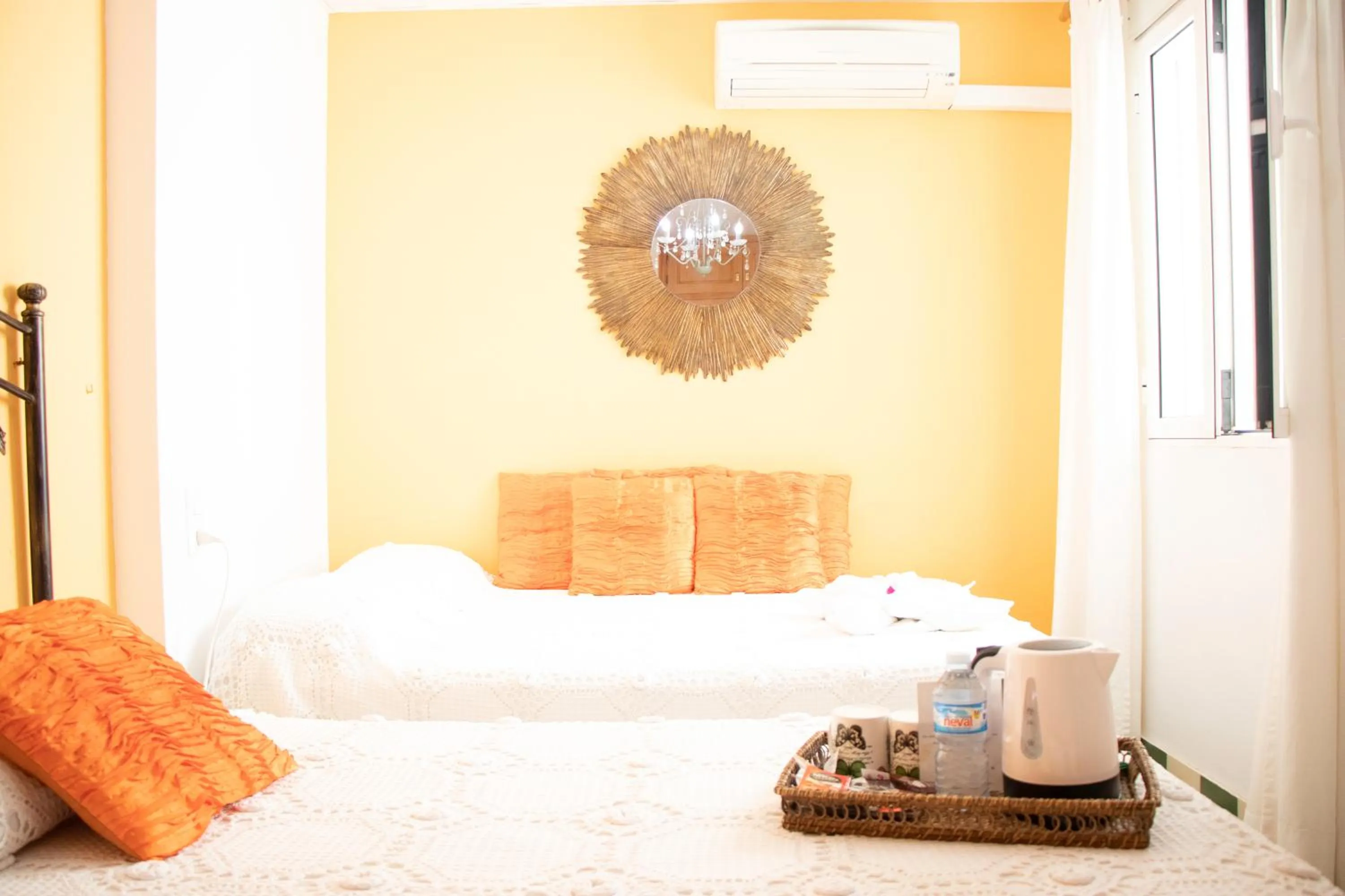 Coffee/tea facilities, Bed in La Fonda Benissa, Grupo Terra de Mar, alojamientos con encanto