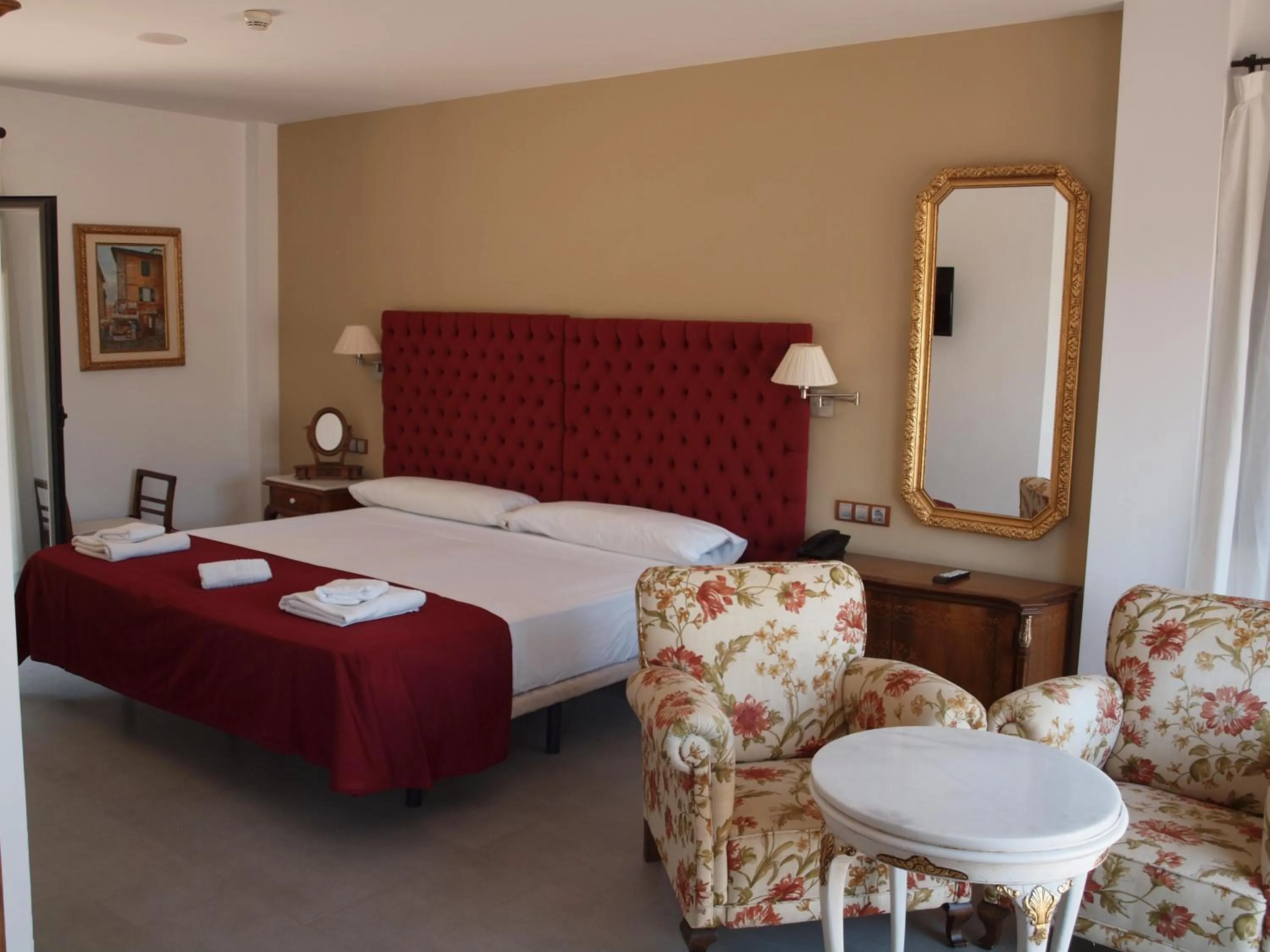 Bed in Hotel Rural La Alcanacia