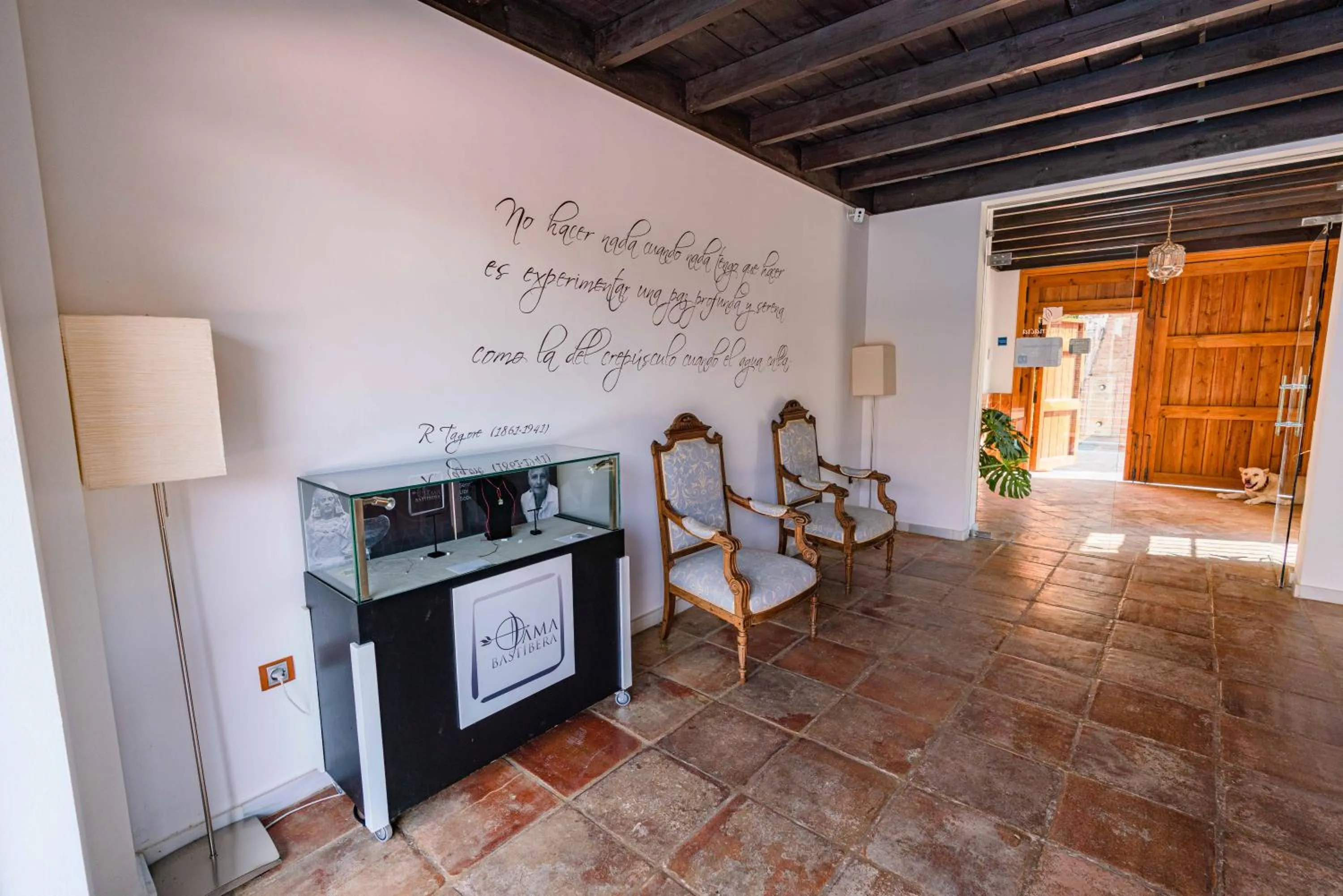 Lobby or reception in Hotel Rural La Alcanacia