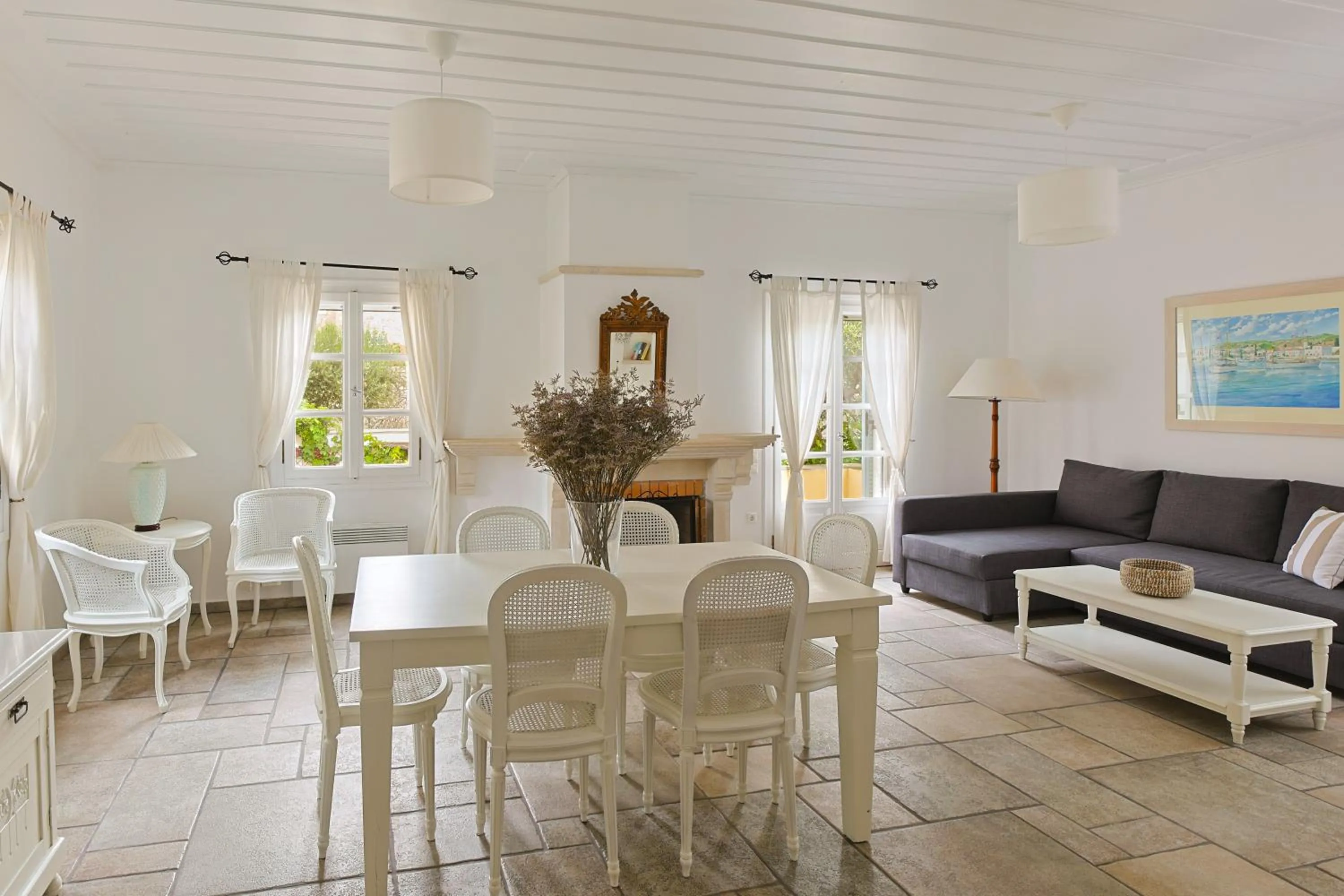 Living room in Villa Nika
